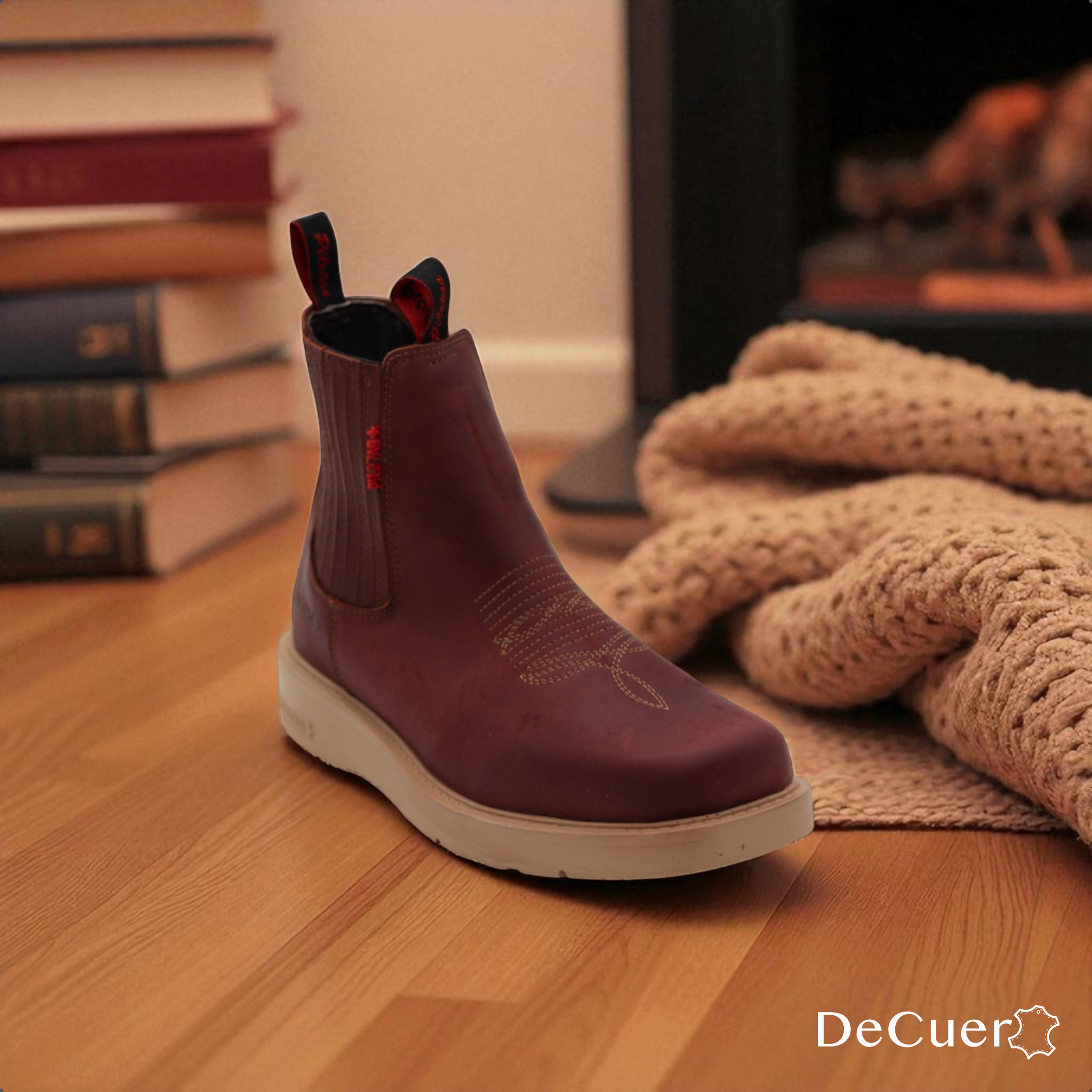 Cuatrero Men's Shedron Leather Short Boots