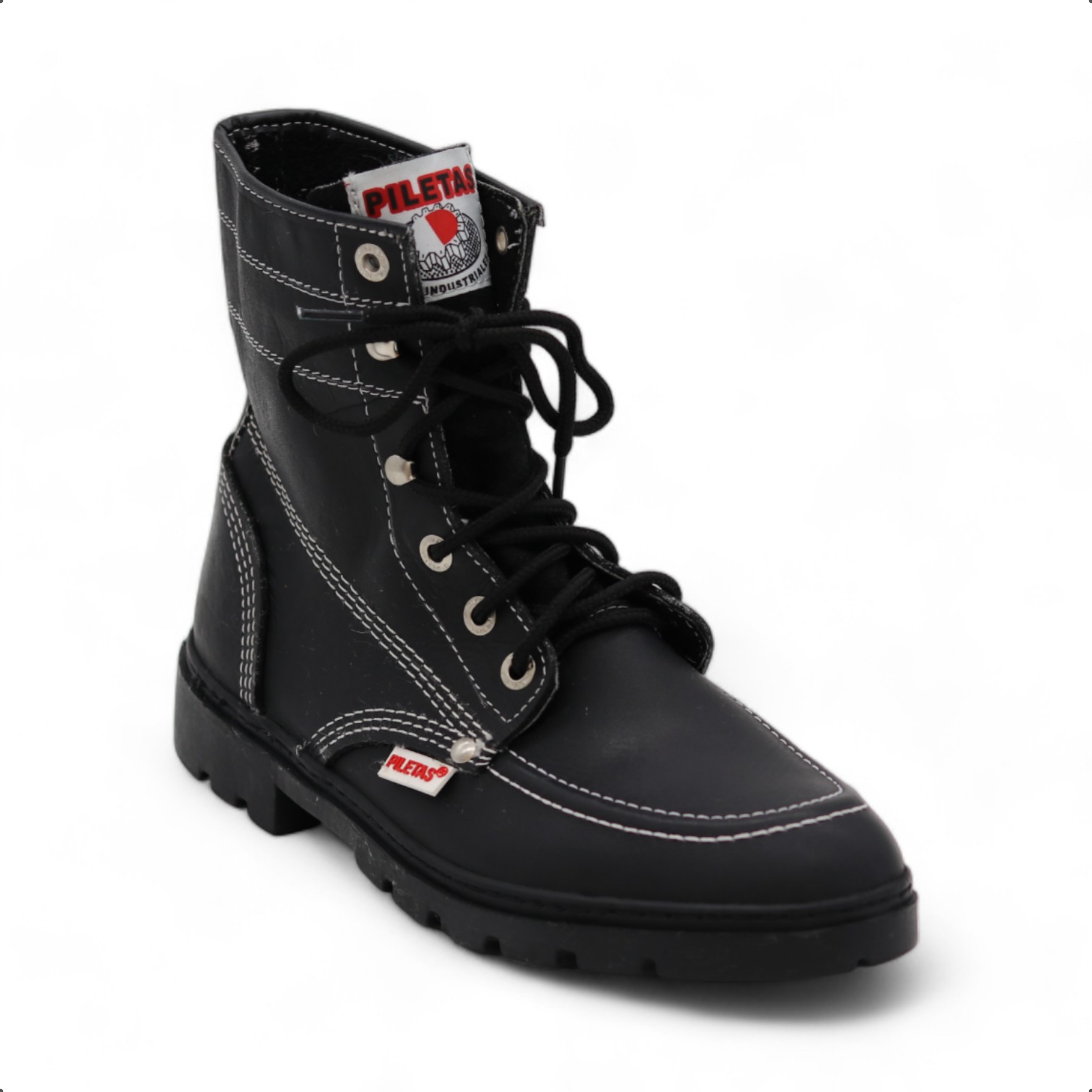 Tracker Men's Black Leather Short Boots