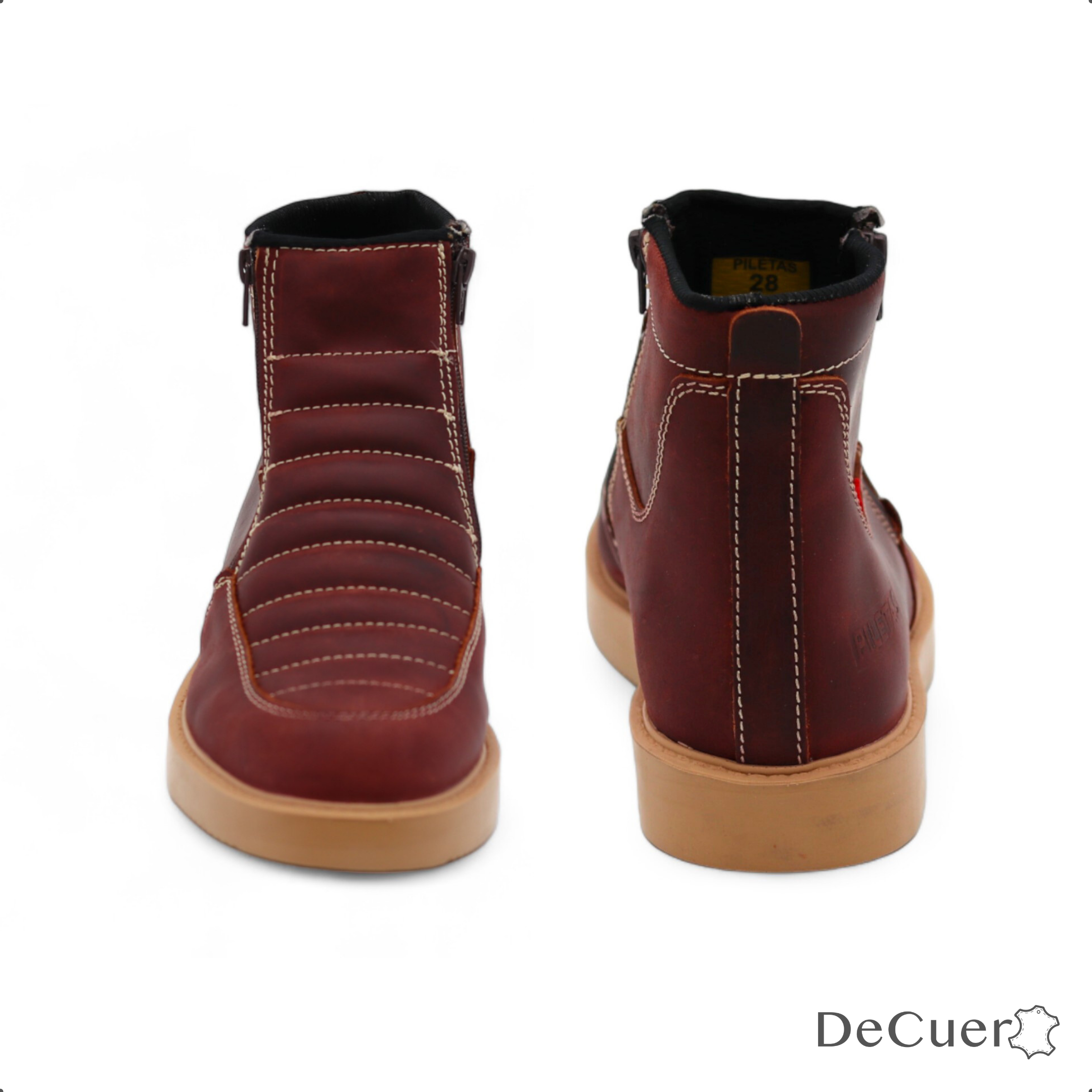 Nube Men's Shedron Leather Short Boots