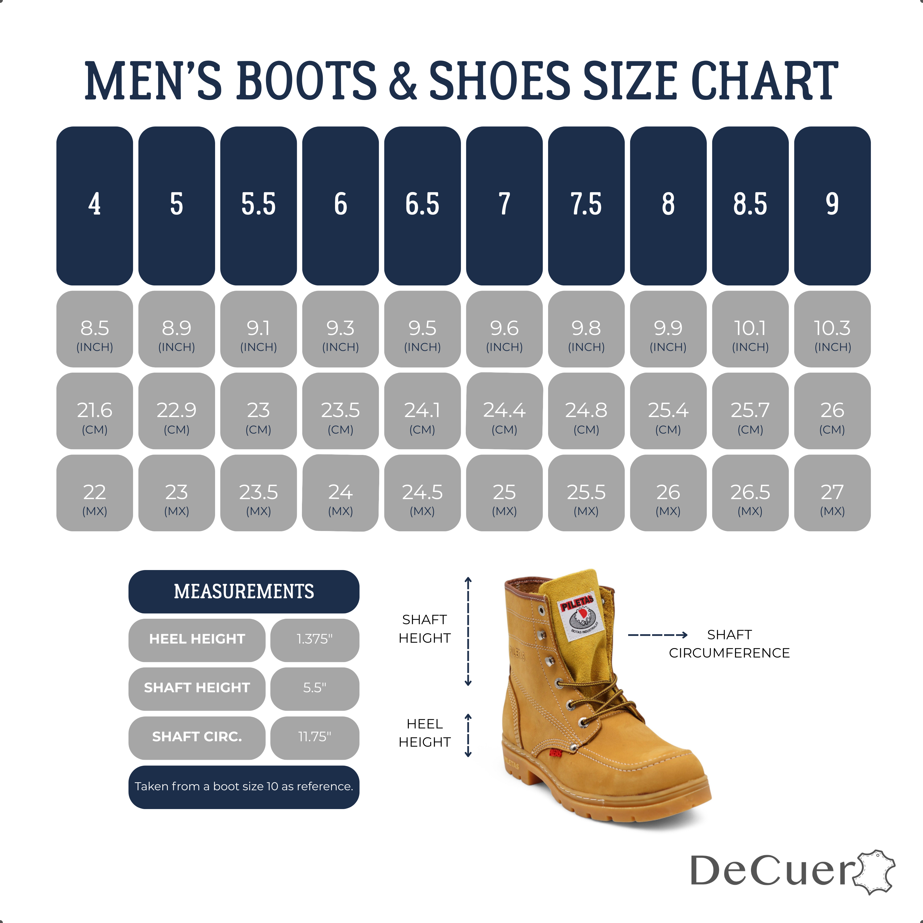 Trooper TR Men's Camel Leather Steel Toe Boots