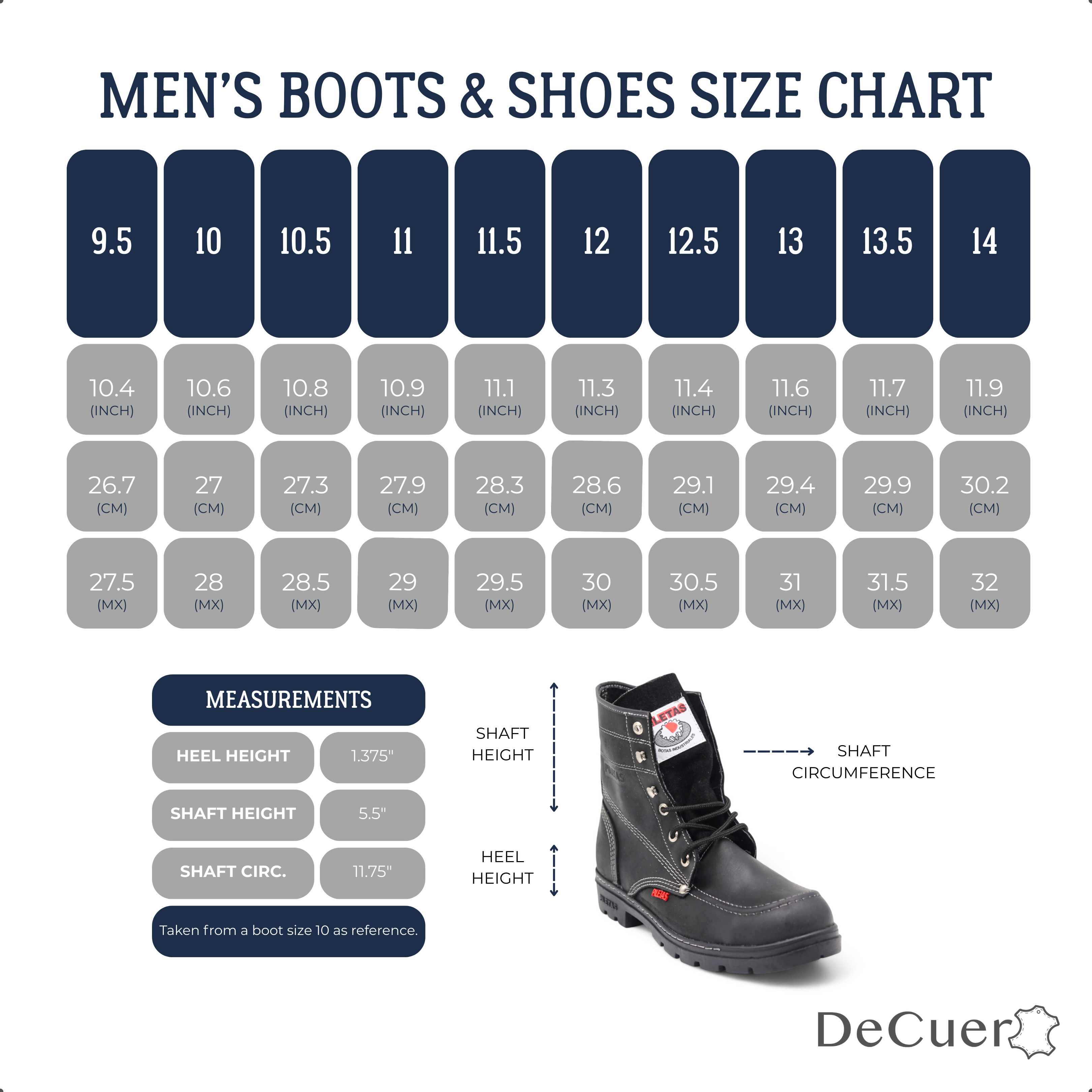 Trooper TR Men's Black Leather Steel Toe Boots