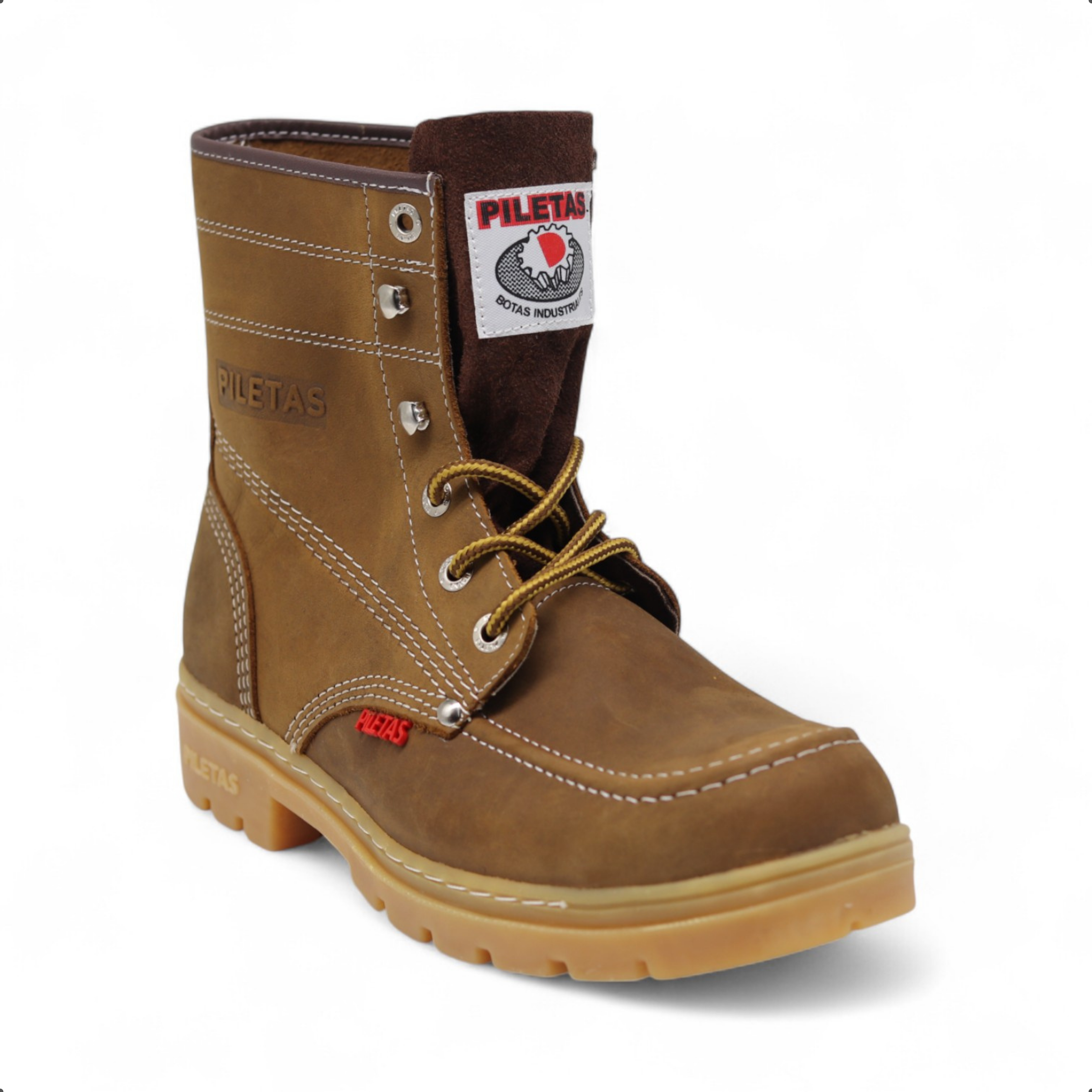 Trooper TR Men's Ocher Leather Steel Toe Boots