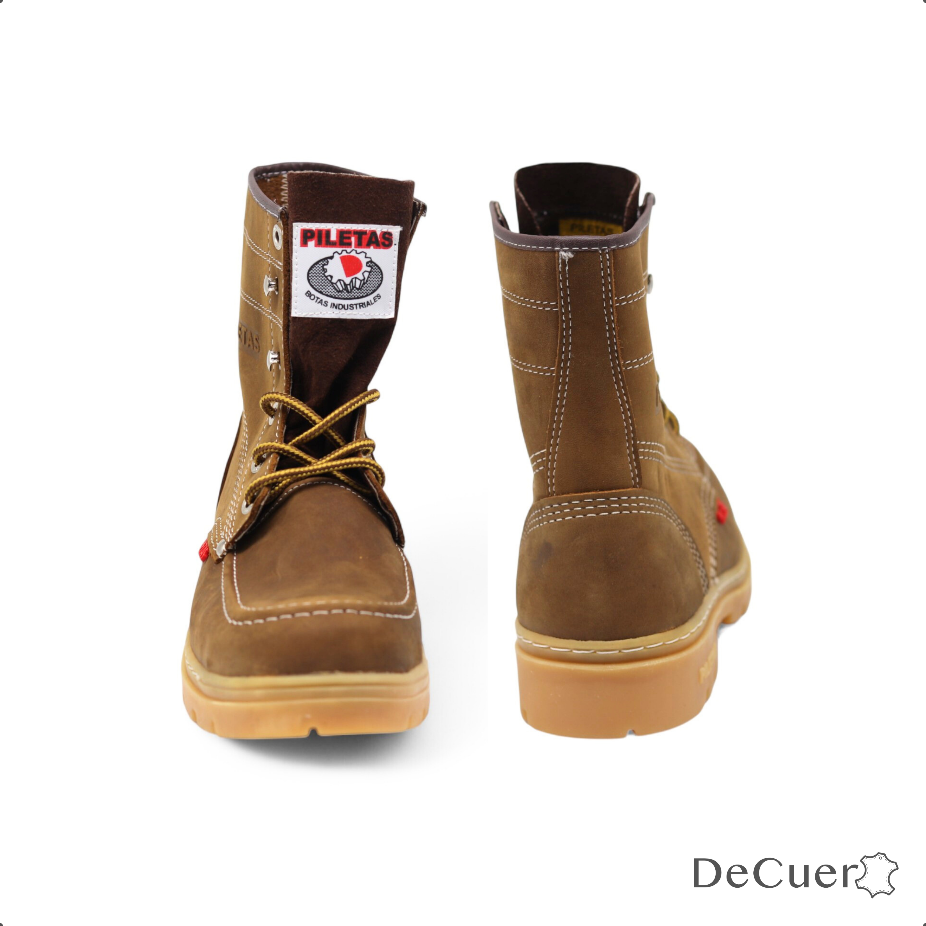 Trooper TR Men's Ocher Leather Steel Toe Boots