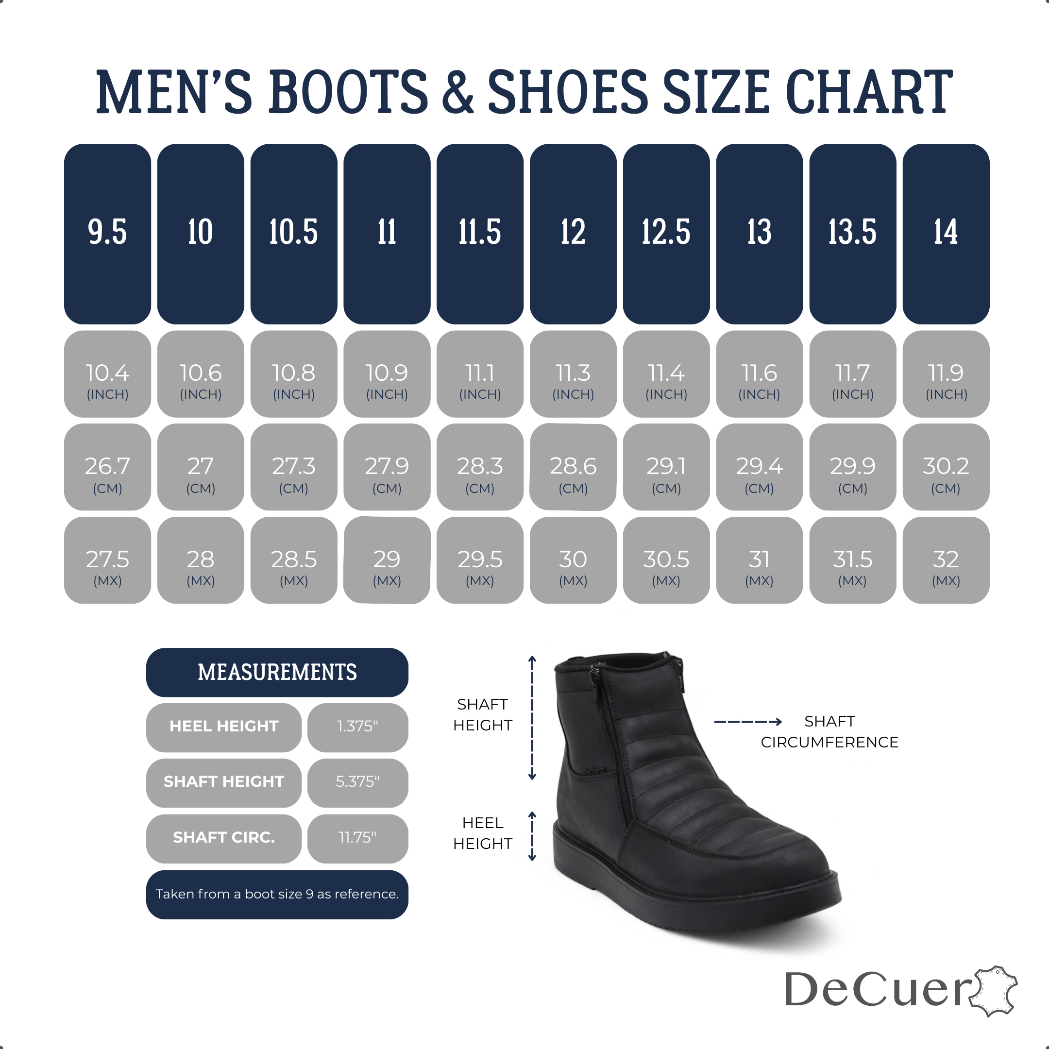 Nube Men's Black Leather Short Boots