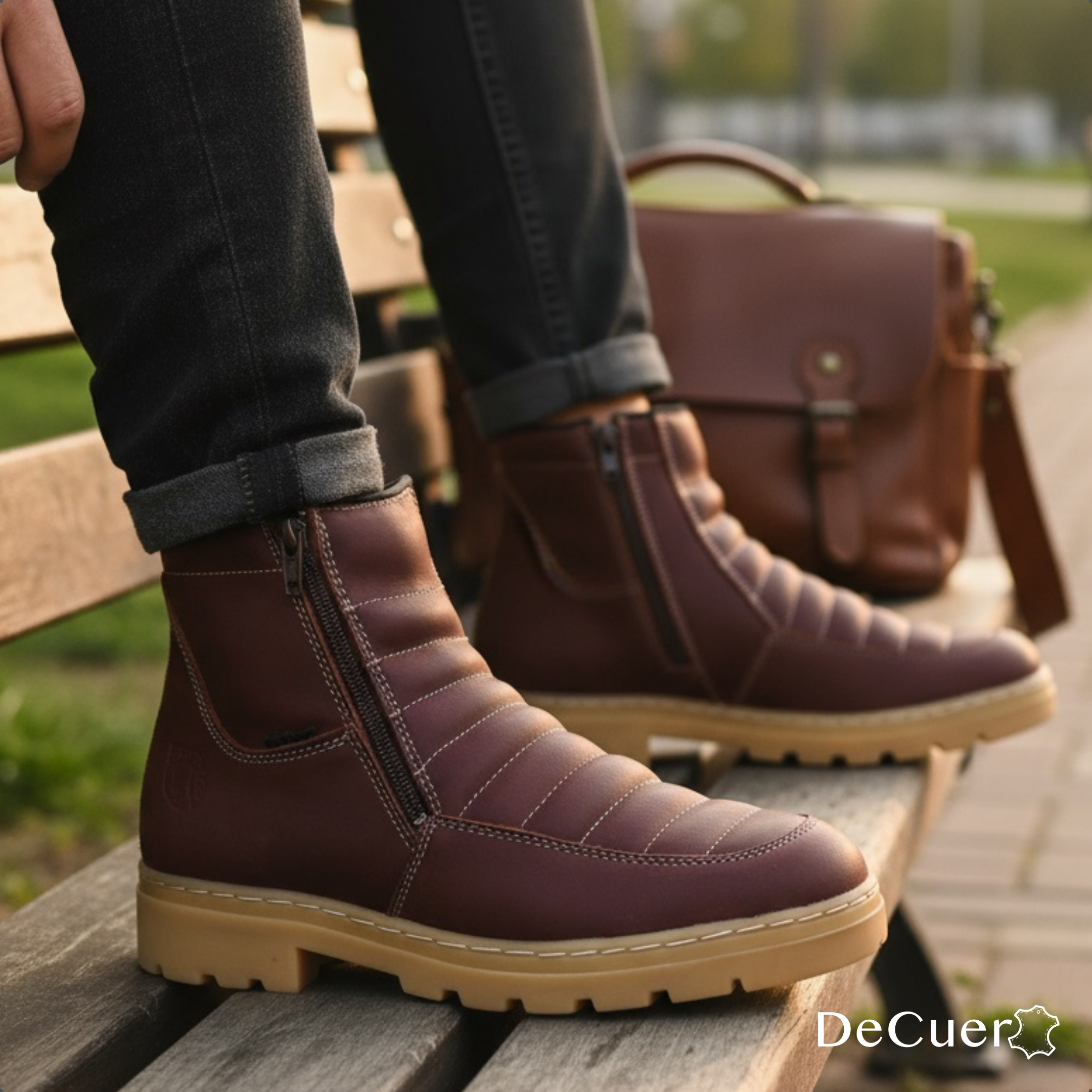 Nube TR Men's Shedron Leather Short Boots