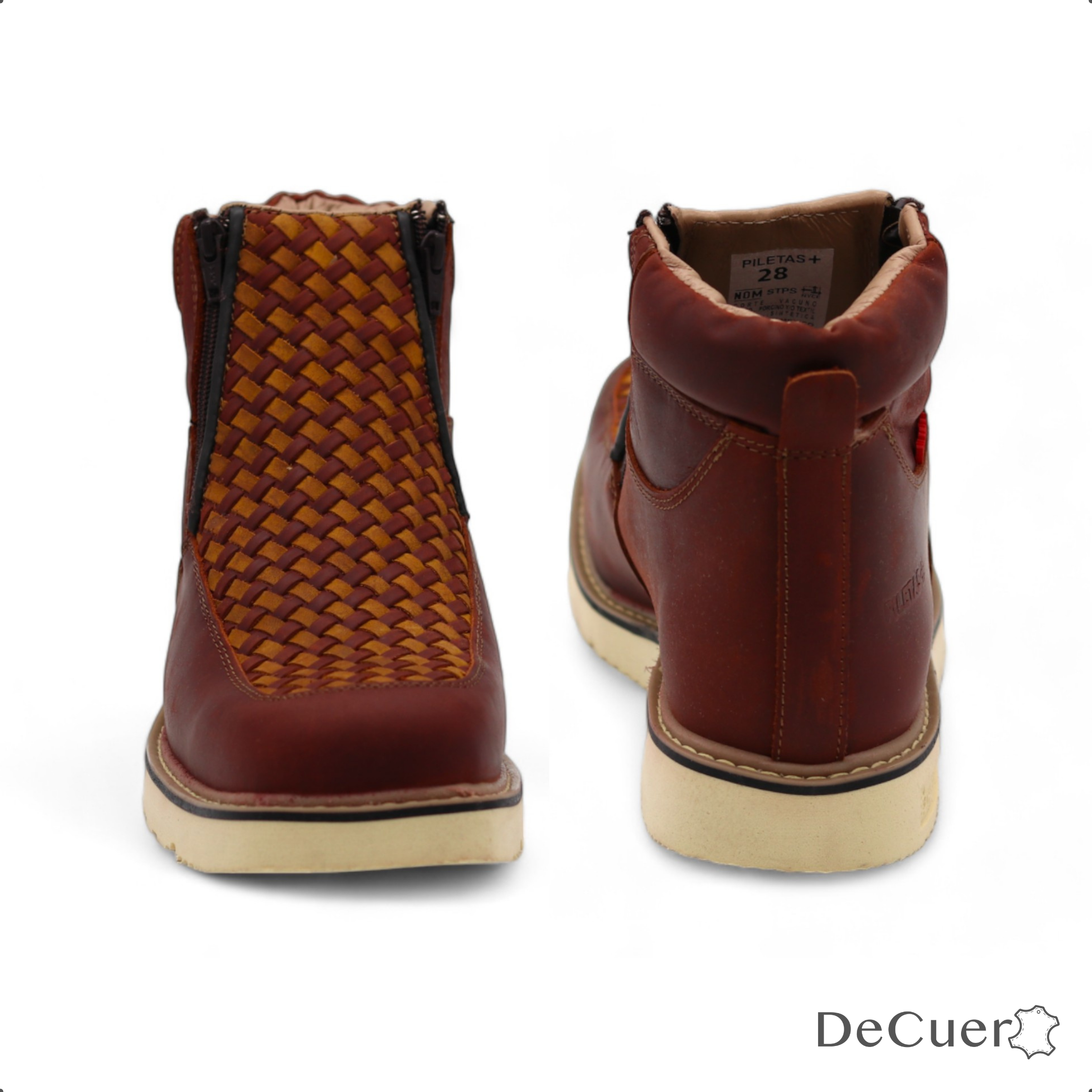 Tejido Men's Shedron Leather Short Boots