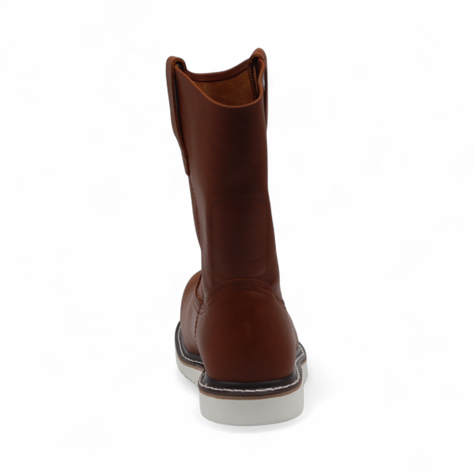 Alder Men's Camel Leather Composite Safety Toe Boots