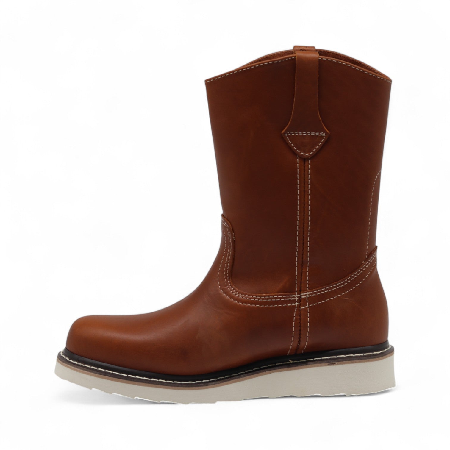 Alfa NR Men's Camel Leather Boots