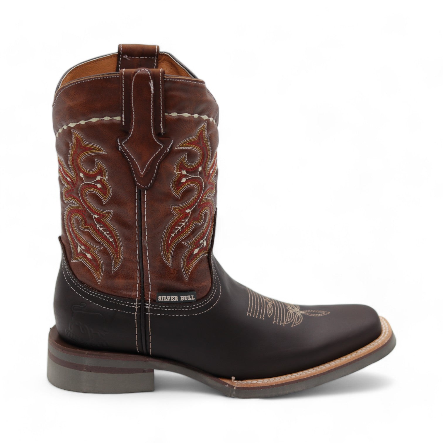 Arlington Men's Brown & Camel Leather Boots