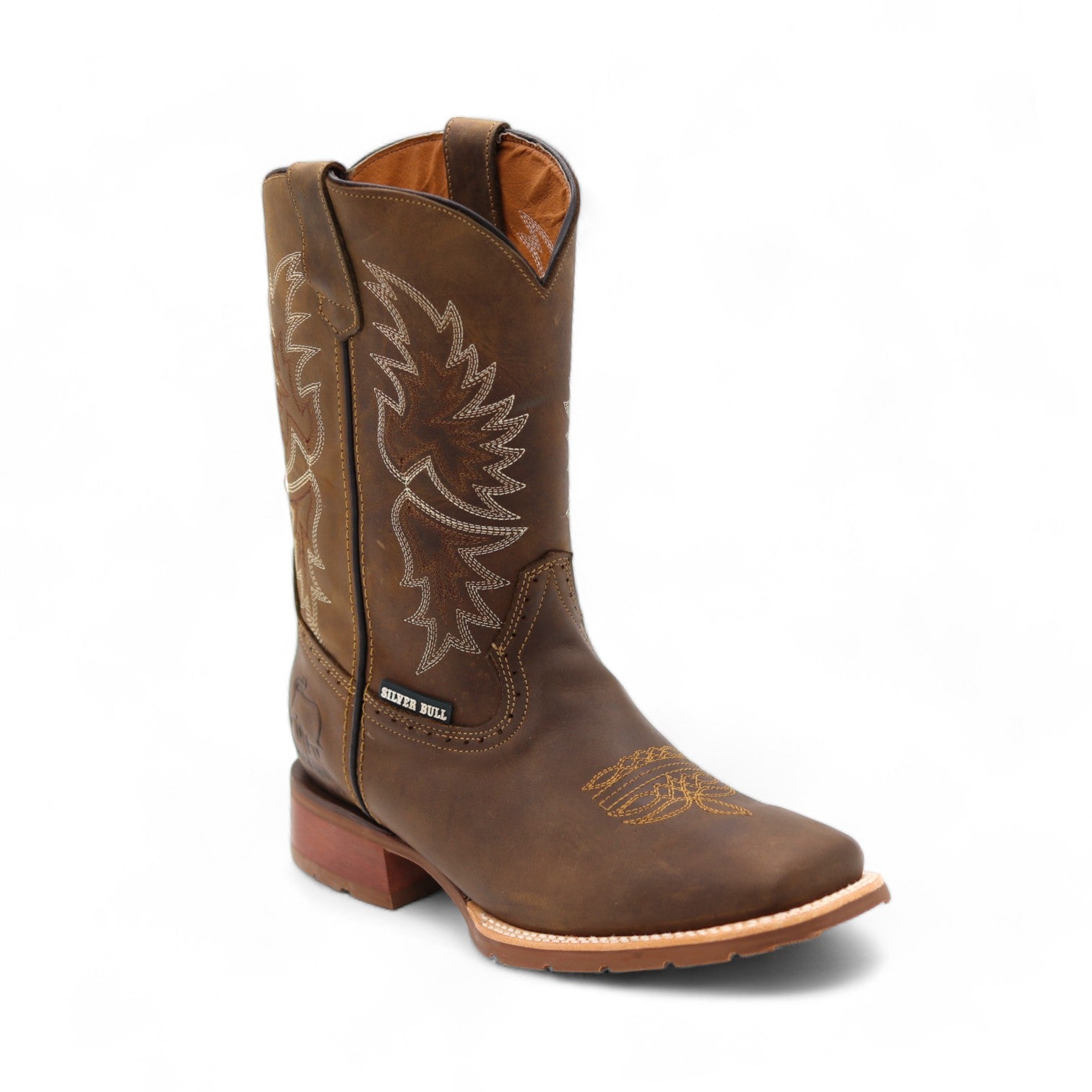 San Antonio Men's Brown Leather Boots