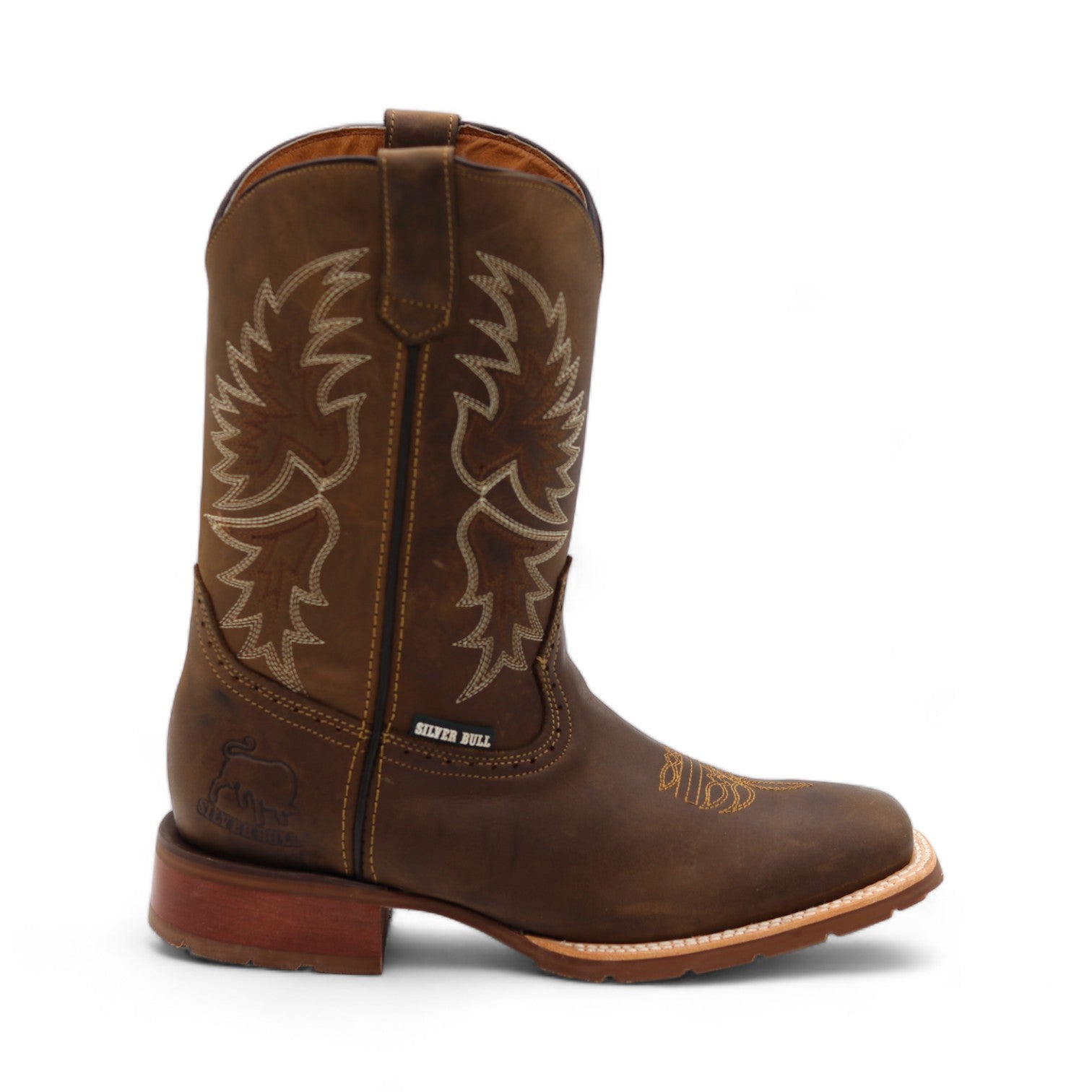 San Antonio Men's Brown Leather Boots
