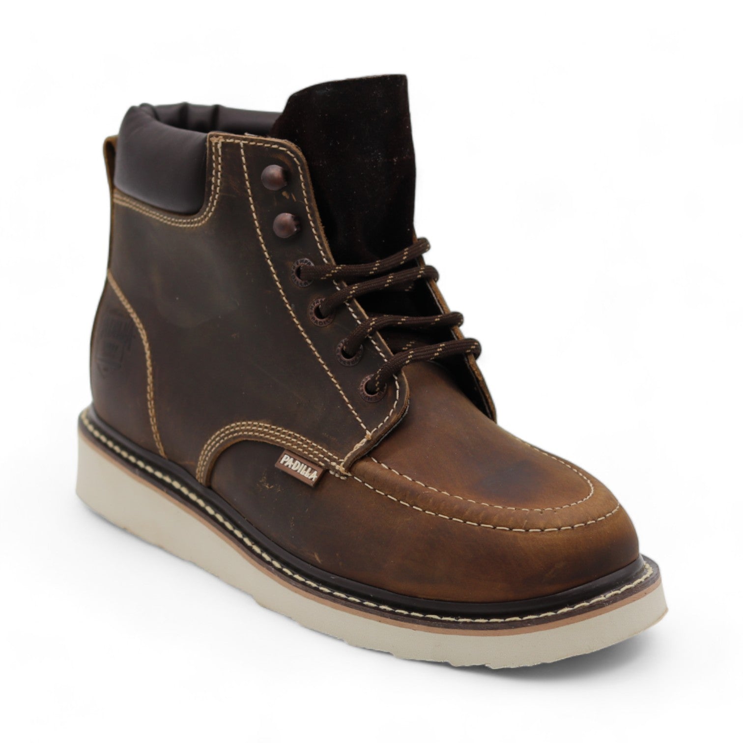 Ranch Men's Brown Leather Short Boots