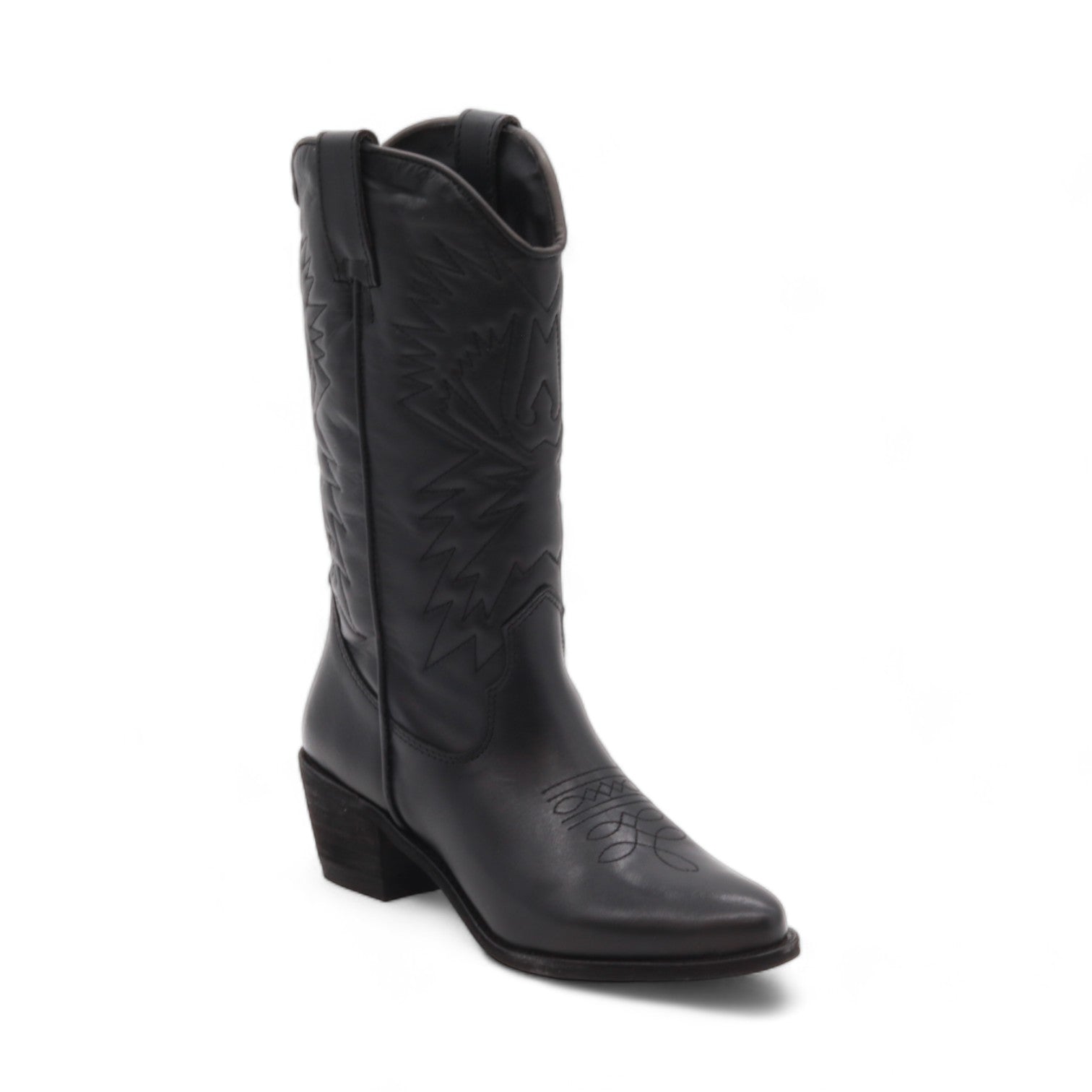 Cowgirl Women's Black Leather Boots
