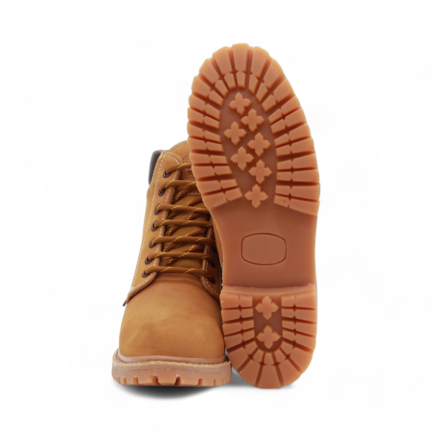 Timber Men's Camel Leather Short Boots