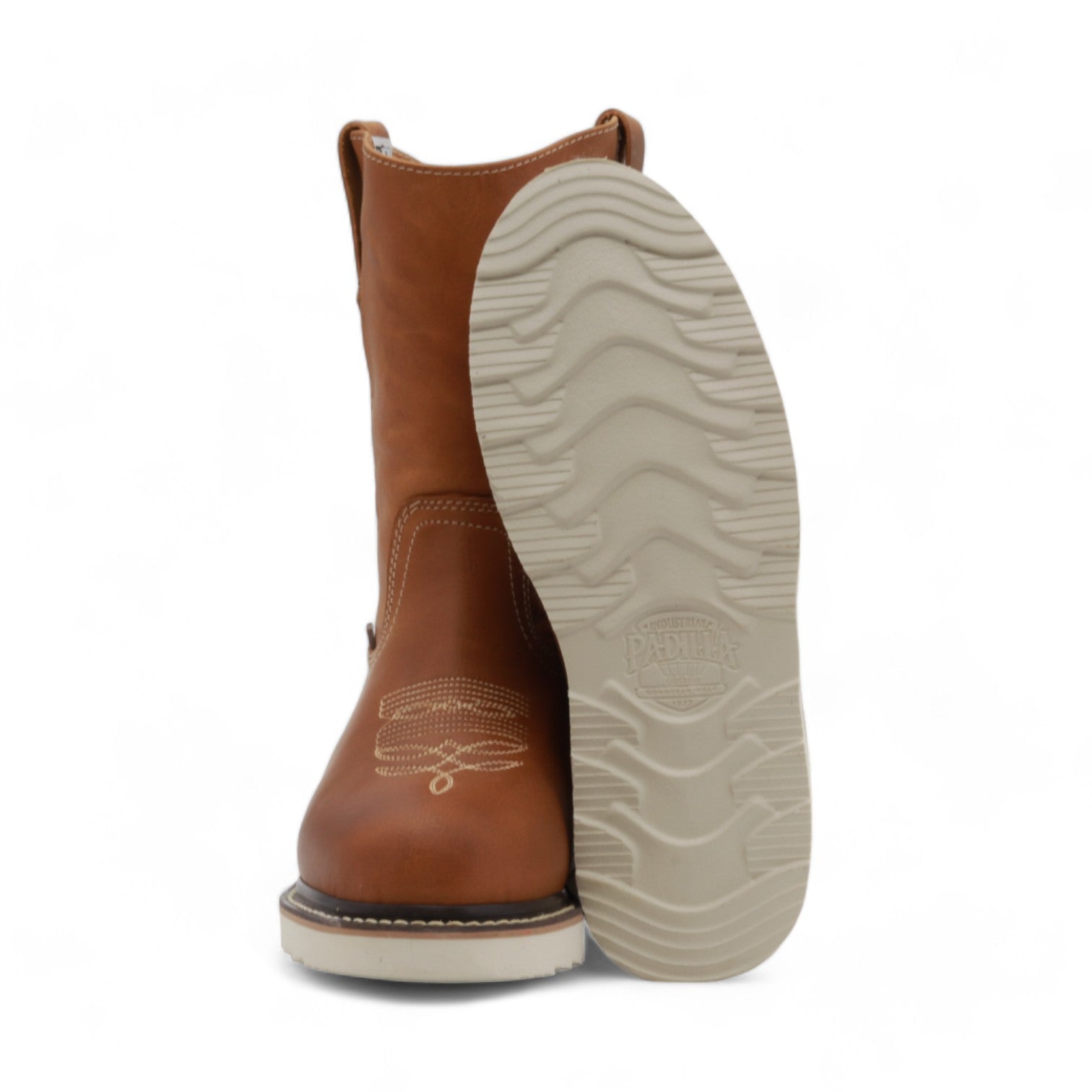 Alfa Men's Camel Leather Boots