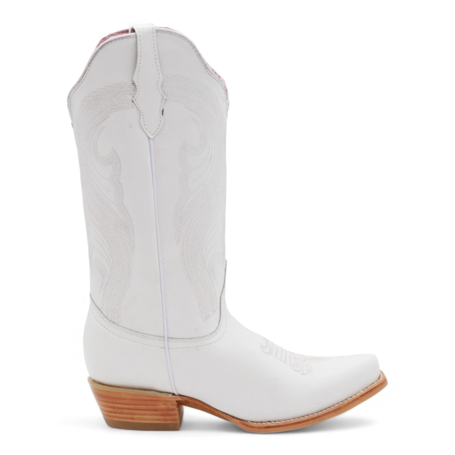 Carrusel Women's White Leather Boots