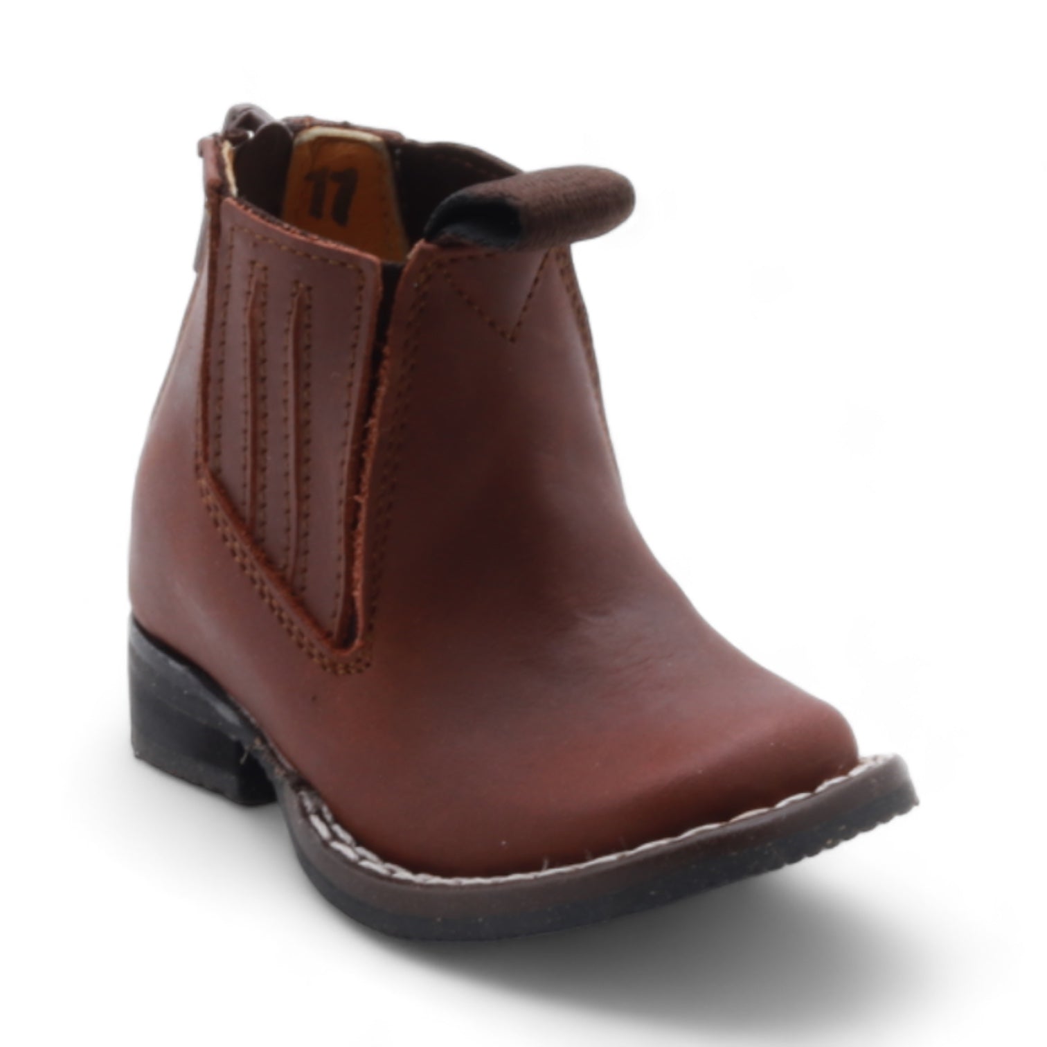 Evan Baby's Brown Leather Short Boots