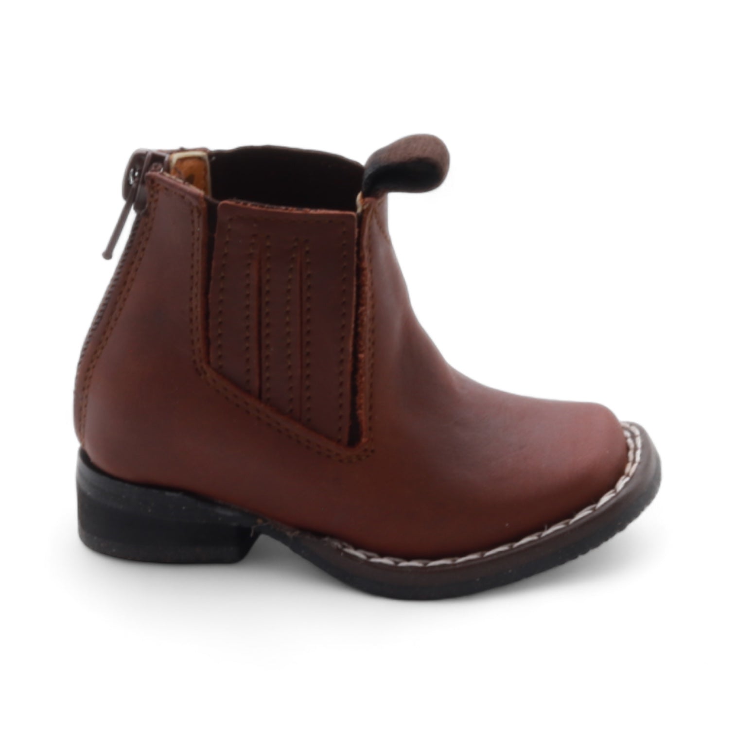 Evan Baby's Brown Leather Short Boots