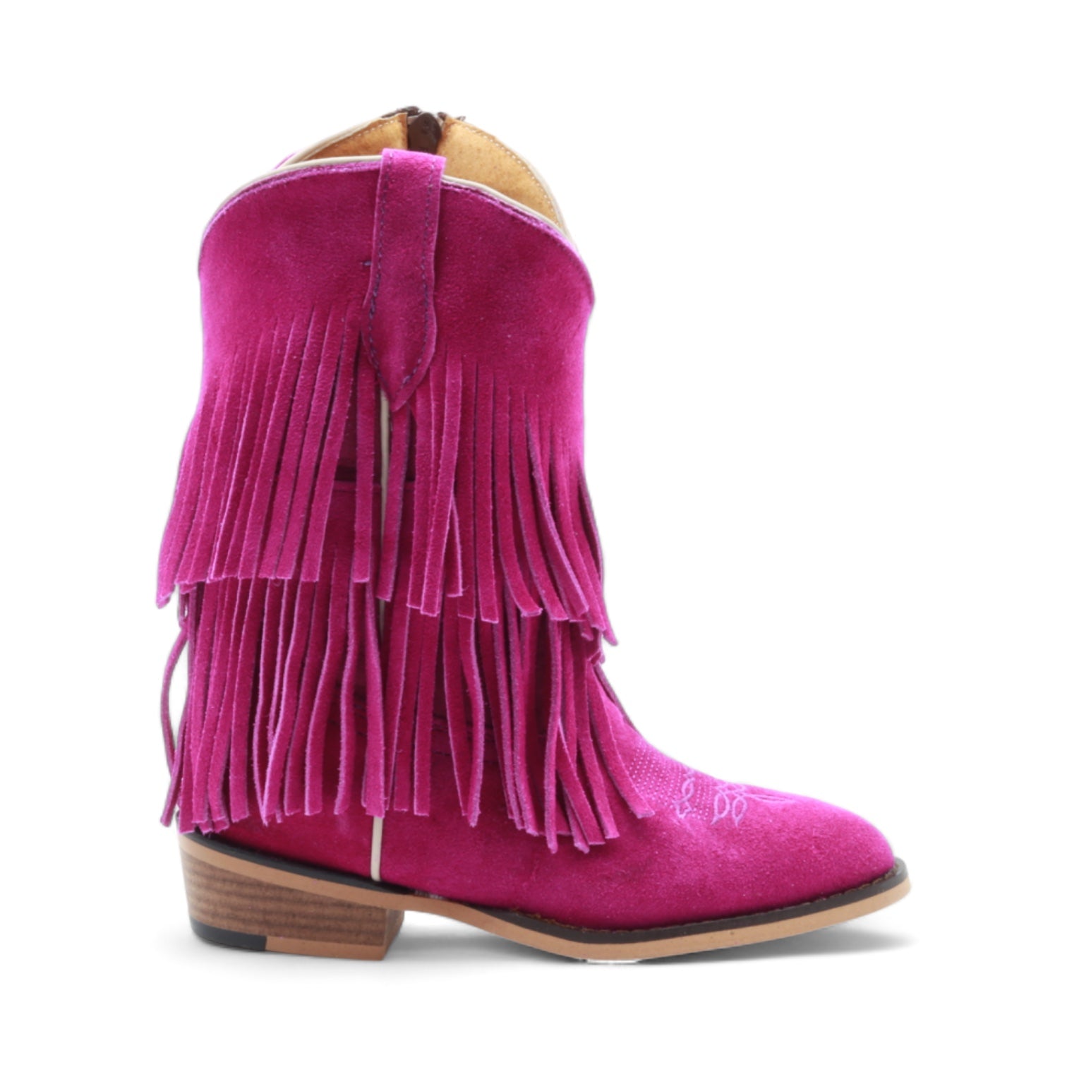 Ella Juniors Gardenia Suede Leather Boots