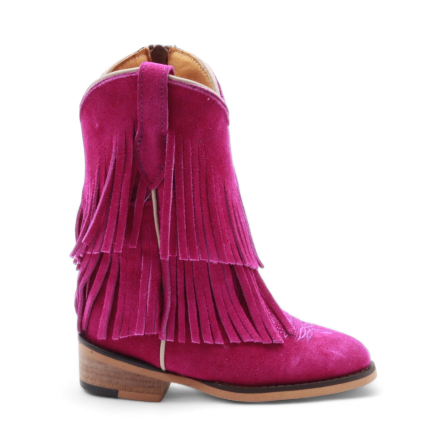 Ella Kids Gardenia Suede Leather Boots