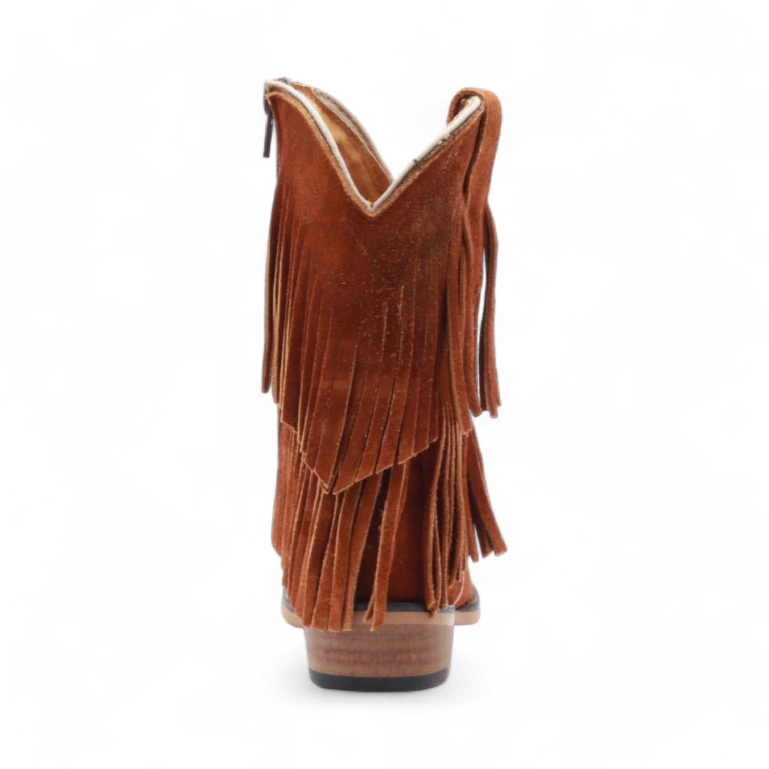 Ella Kids Camel Suede Leather Boots