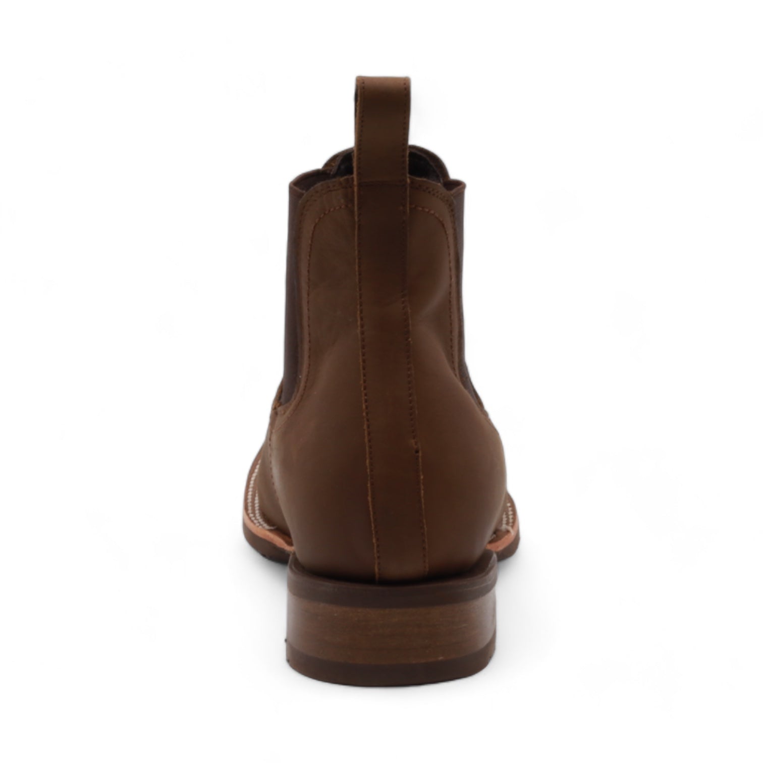 Kingston Men's Brown Leather Short Boots