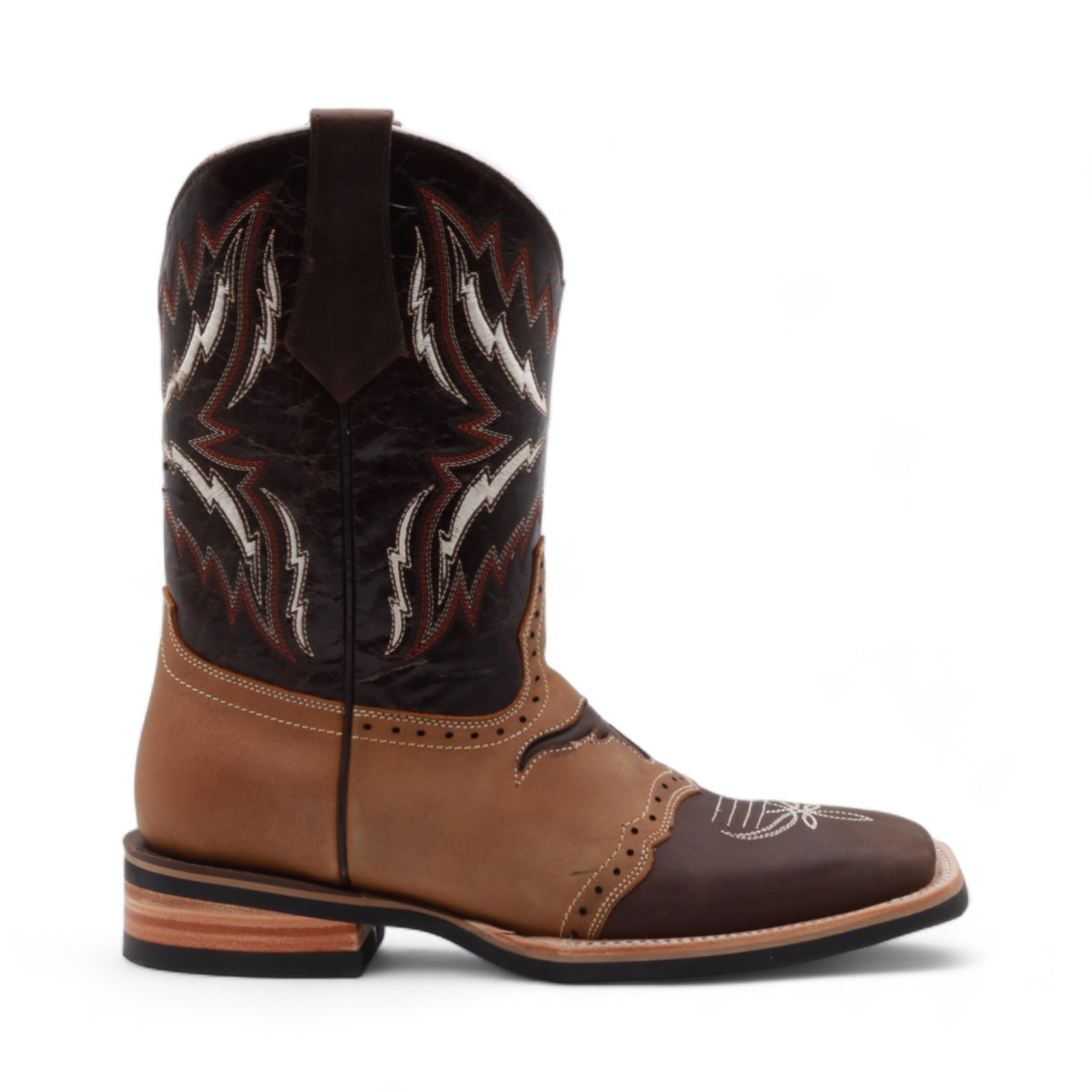 Longhorn Men's Brown Leather Boots