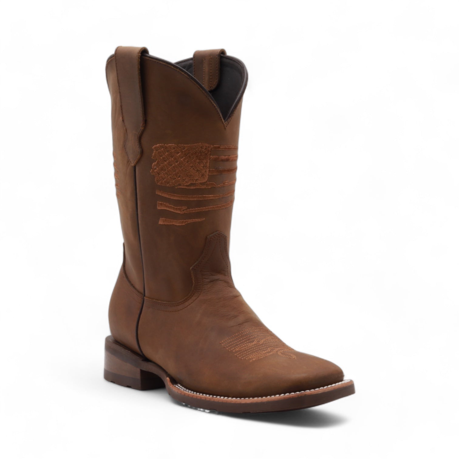 Patriot Men's Brown Leather Boots