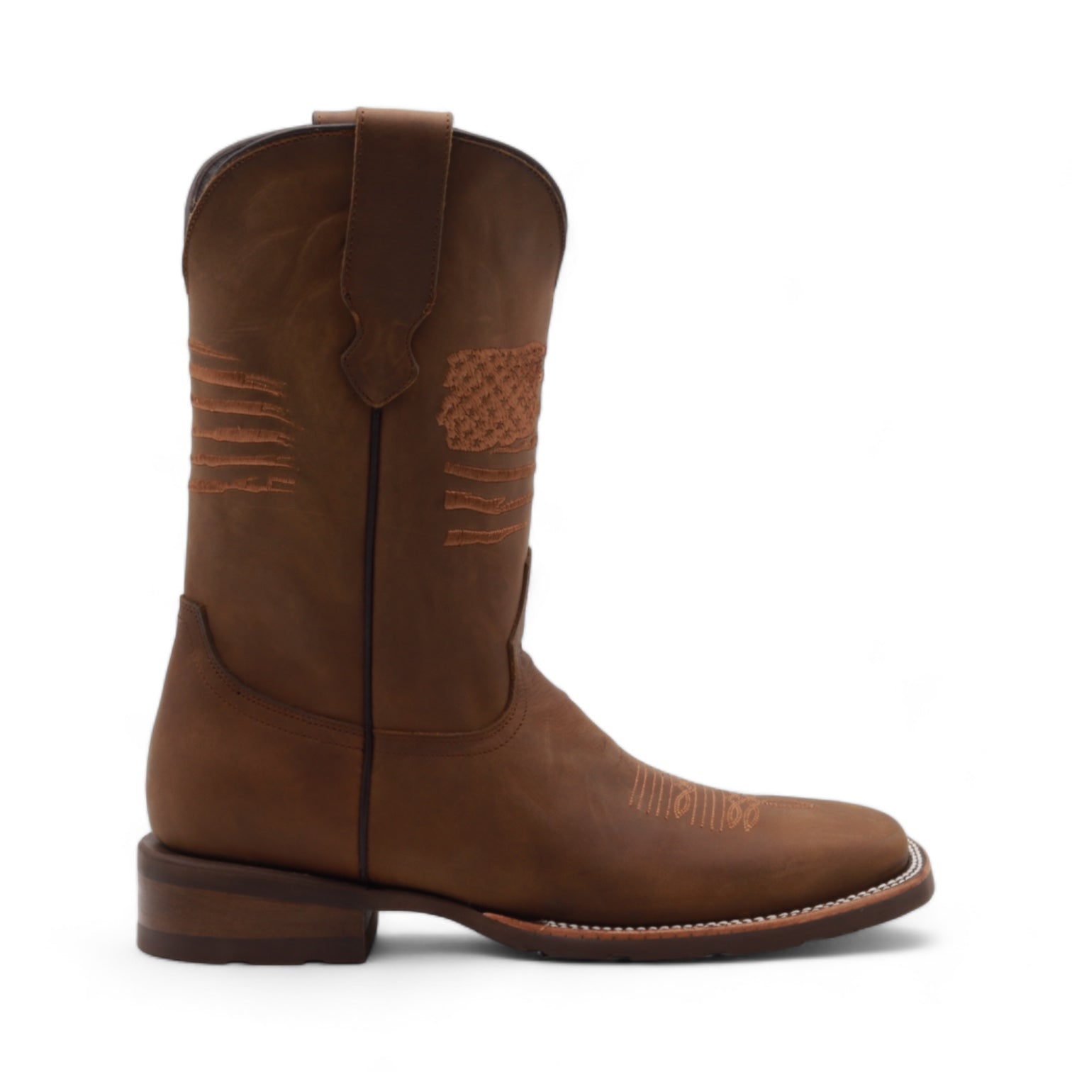 Patriot Men's Brown Leather Boots