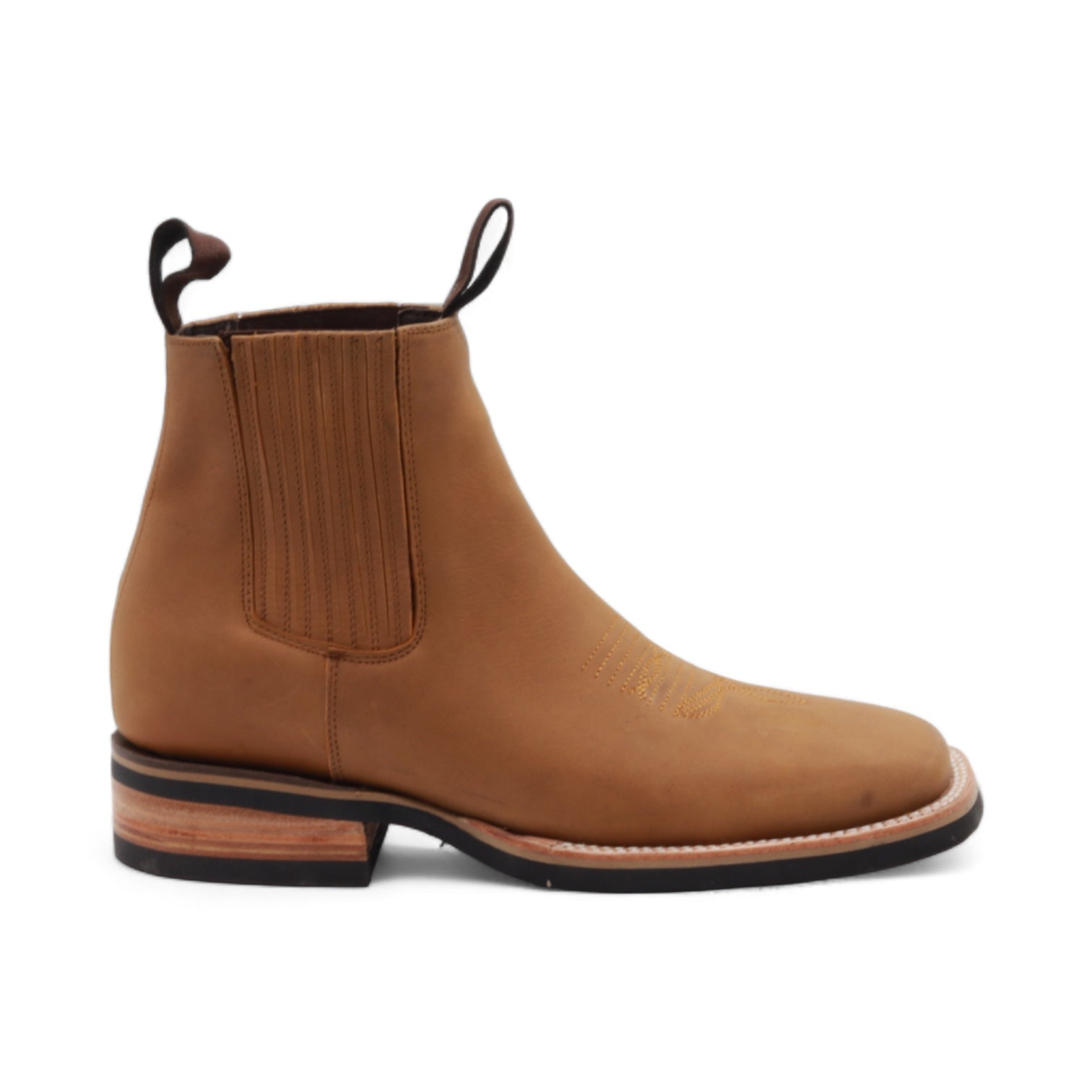 Iowa Men's Camel Leather Short Boots