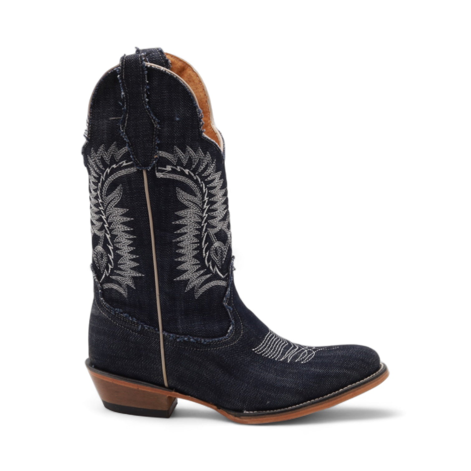 Sadie Women's Denim Leather Boots