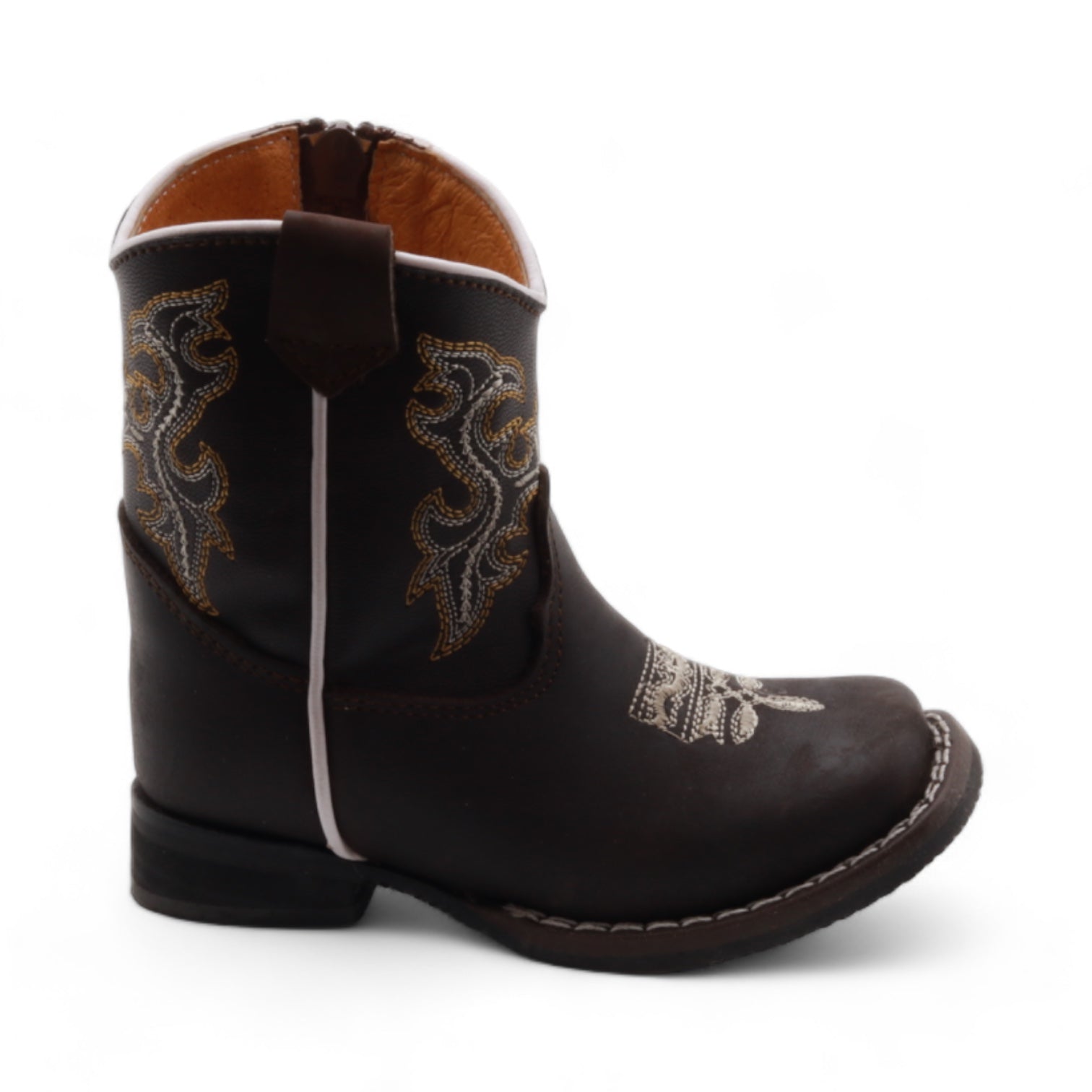 Jayden Kids Brown Leather Boots