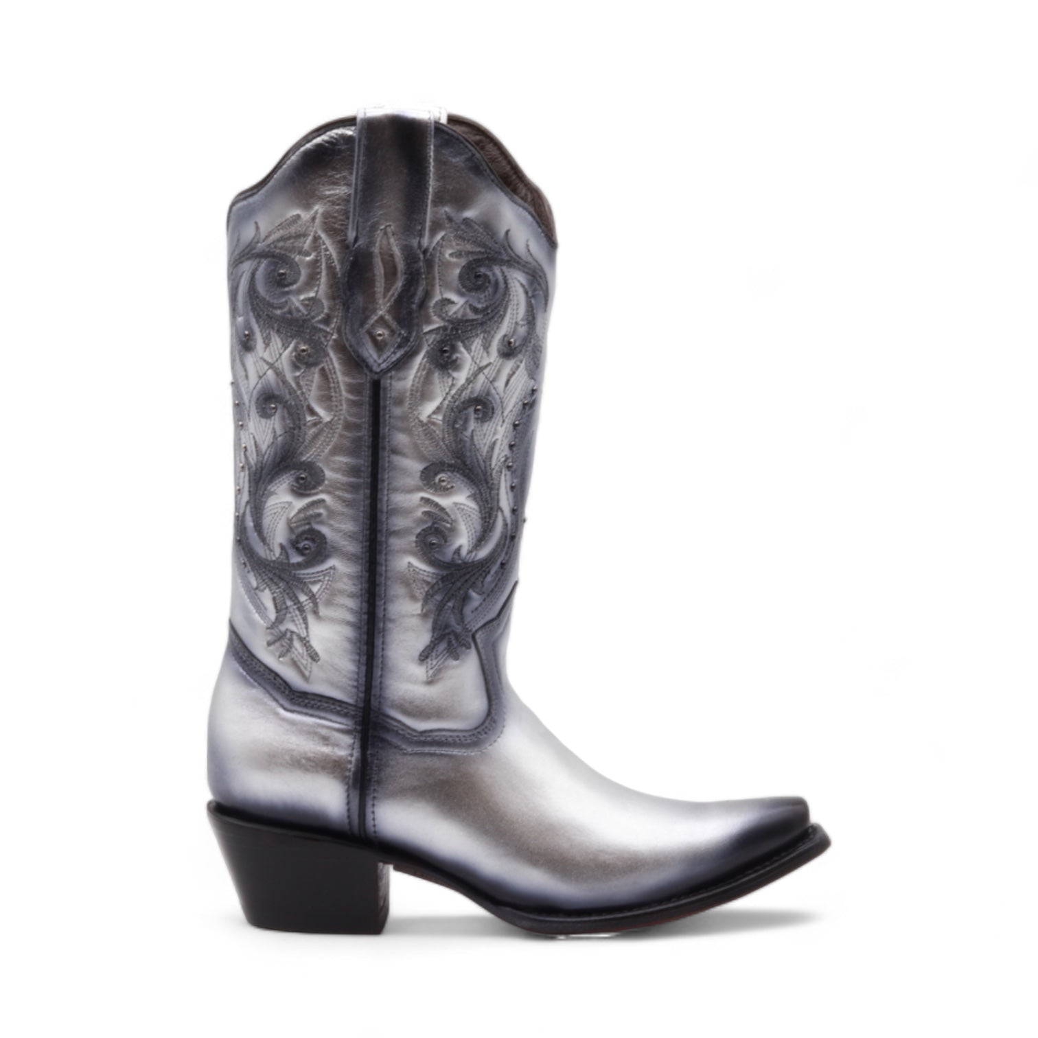 Madison Women's Silver Leather Boots