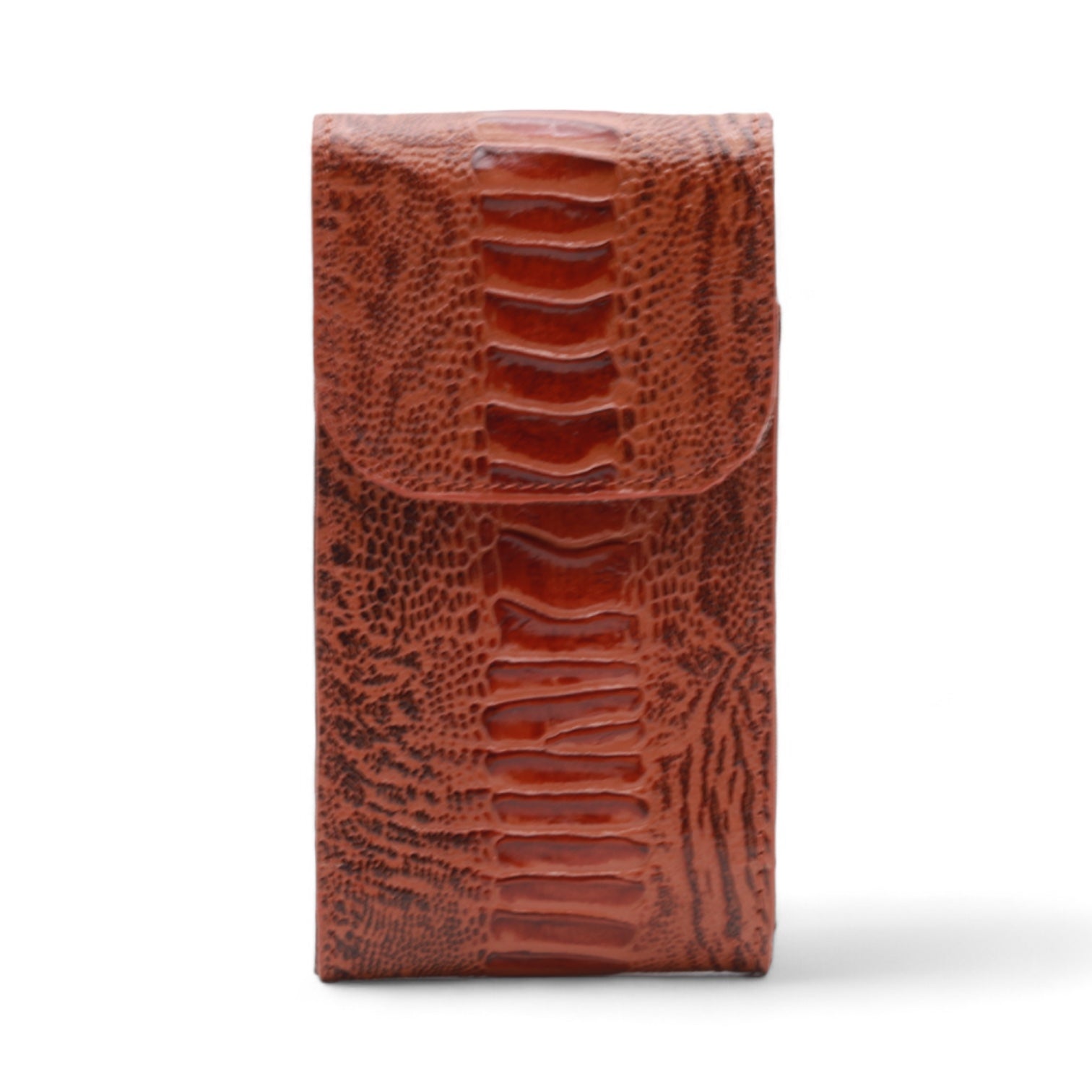 Oregon Shedron Ostrich Leg Print Leather Phone Case