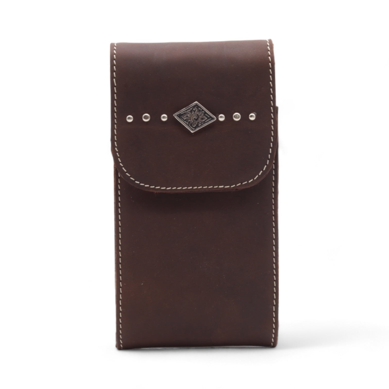 Texas Brown Leather Phone Case