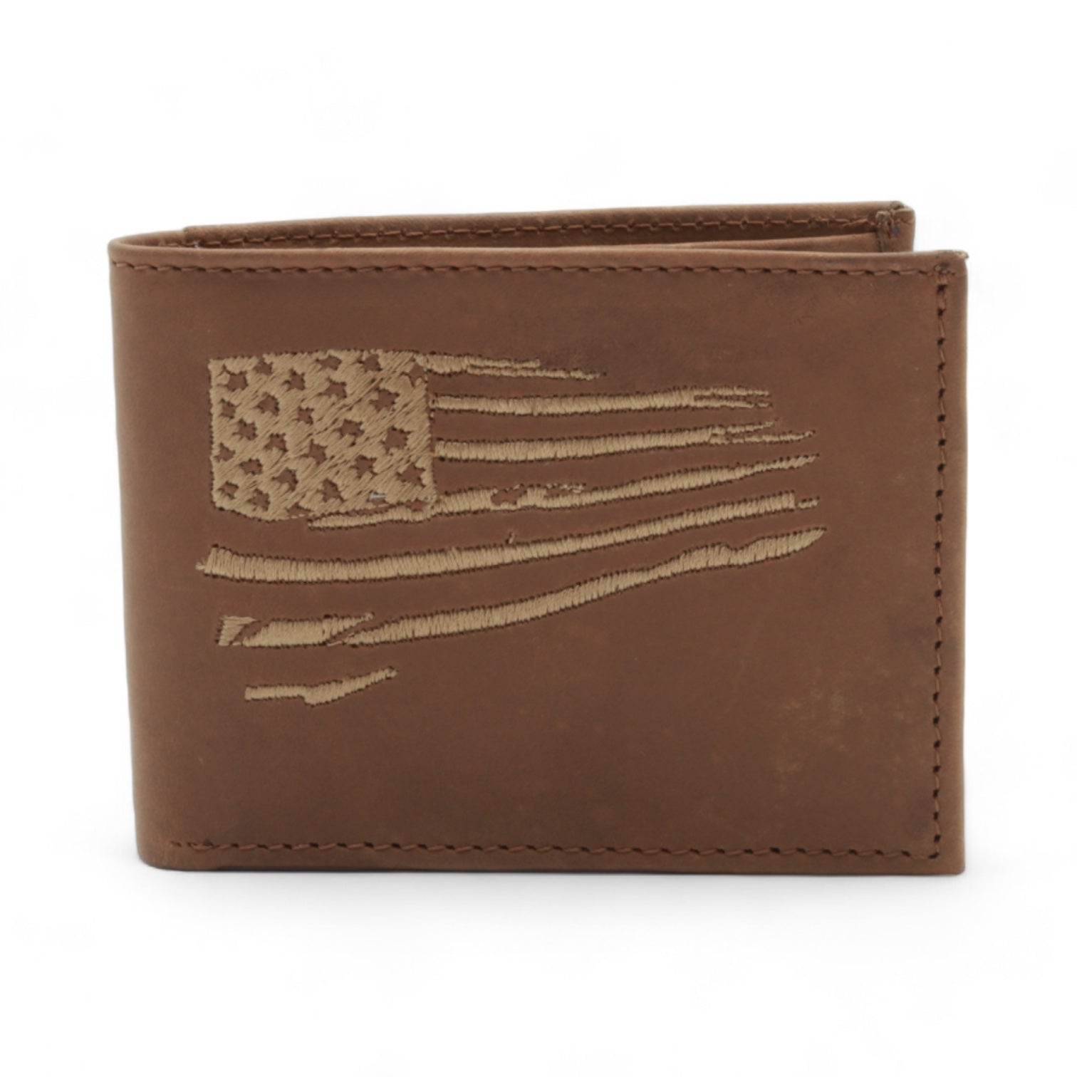 Patriot Brown Leather Wallet
