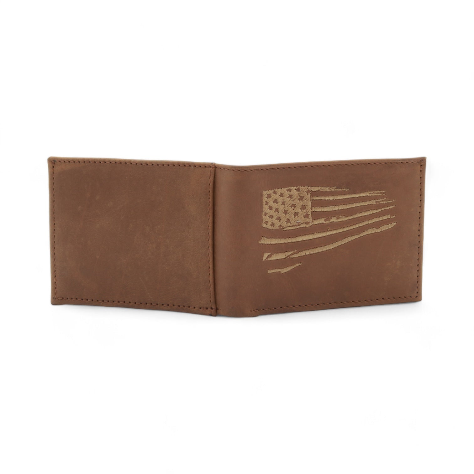 Patriot Brown Leather Wallet