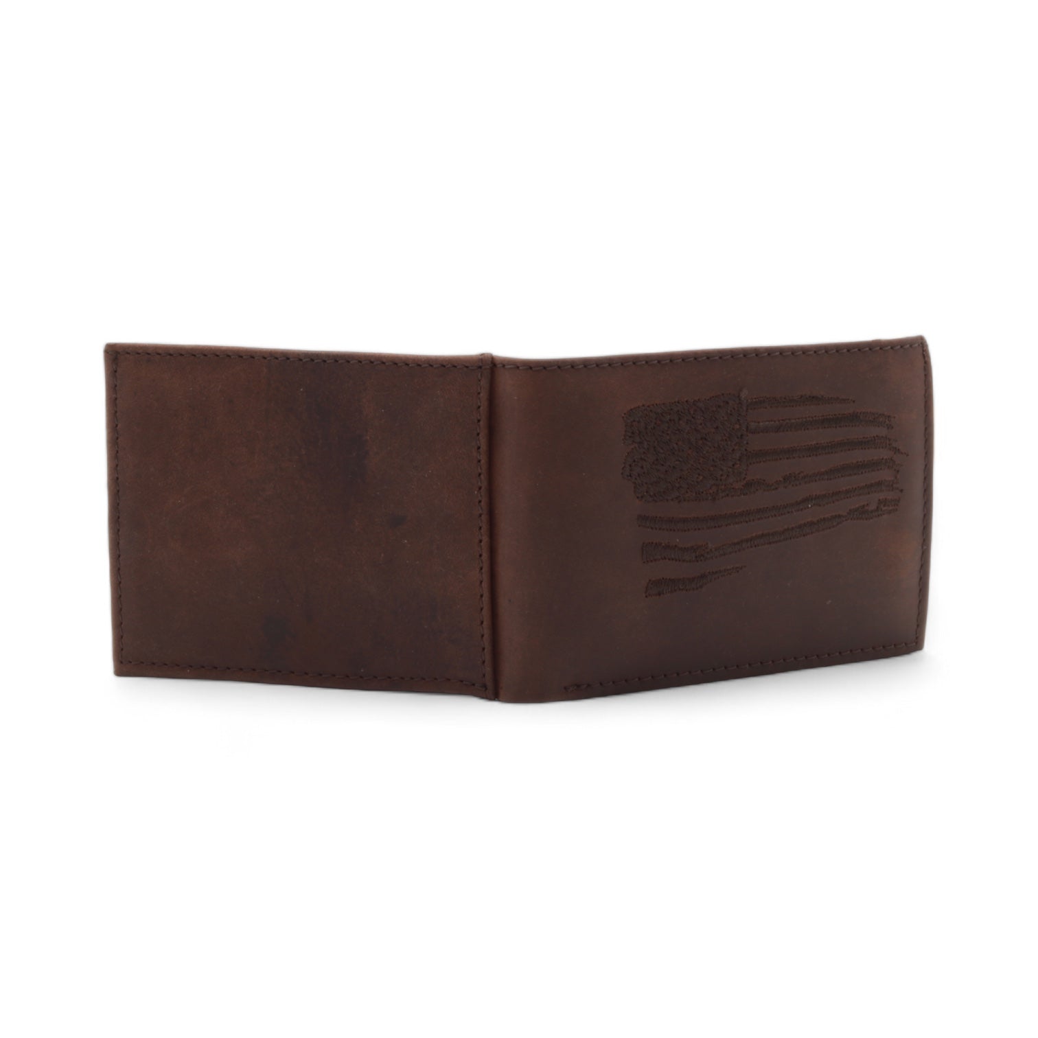 Patriot Dark Brown Leather Wallet