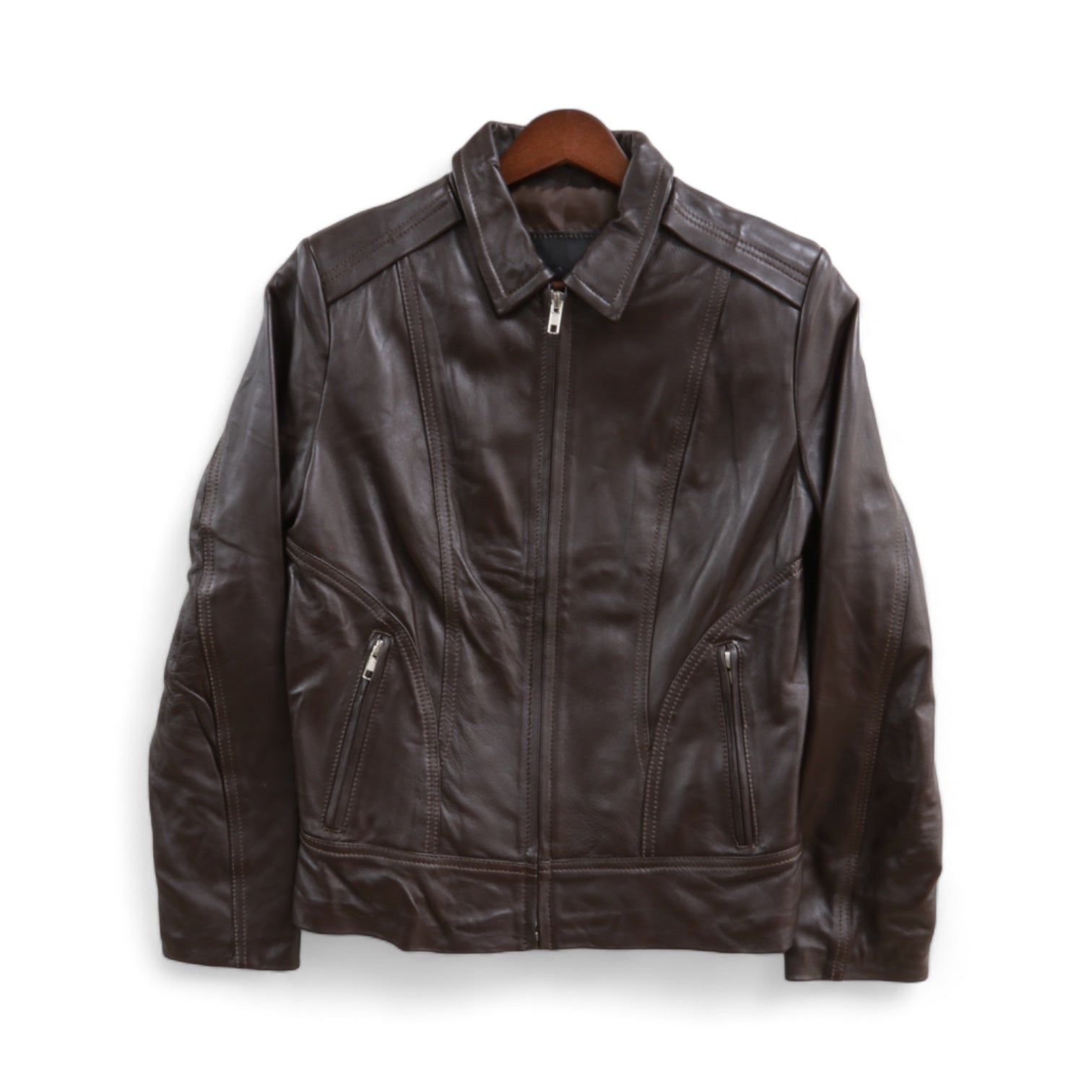 Beatrice Women's Brown Leather Jacket