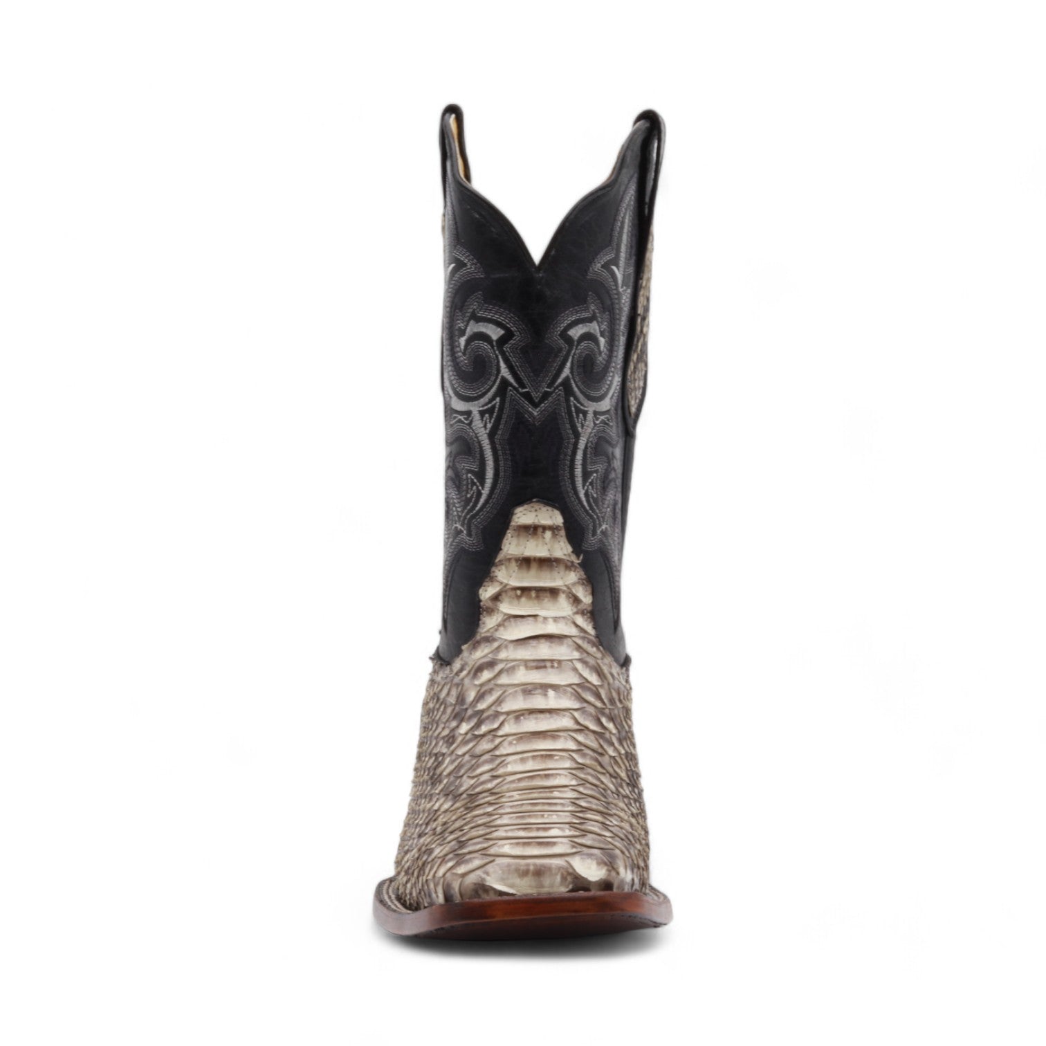 Rocco Men's Natural Python Exotic Leather Boots