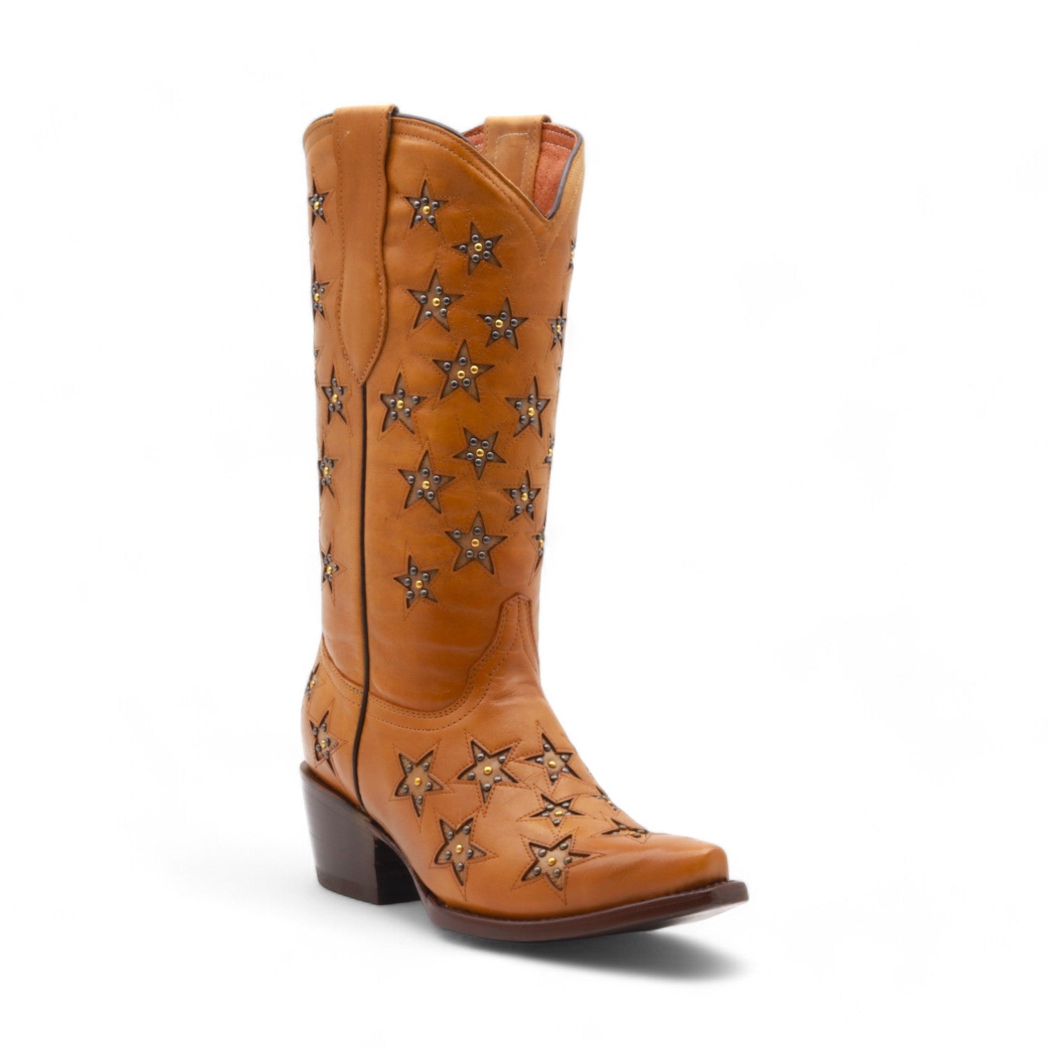 Kaila Women's Camel Leather Boots