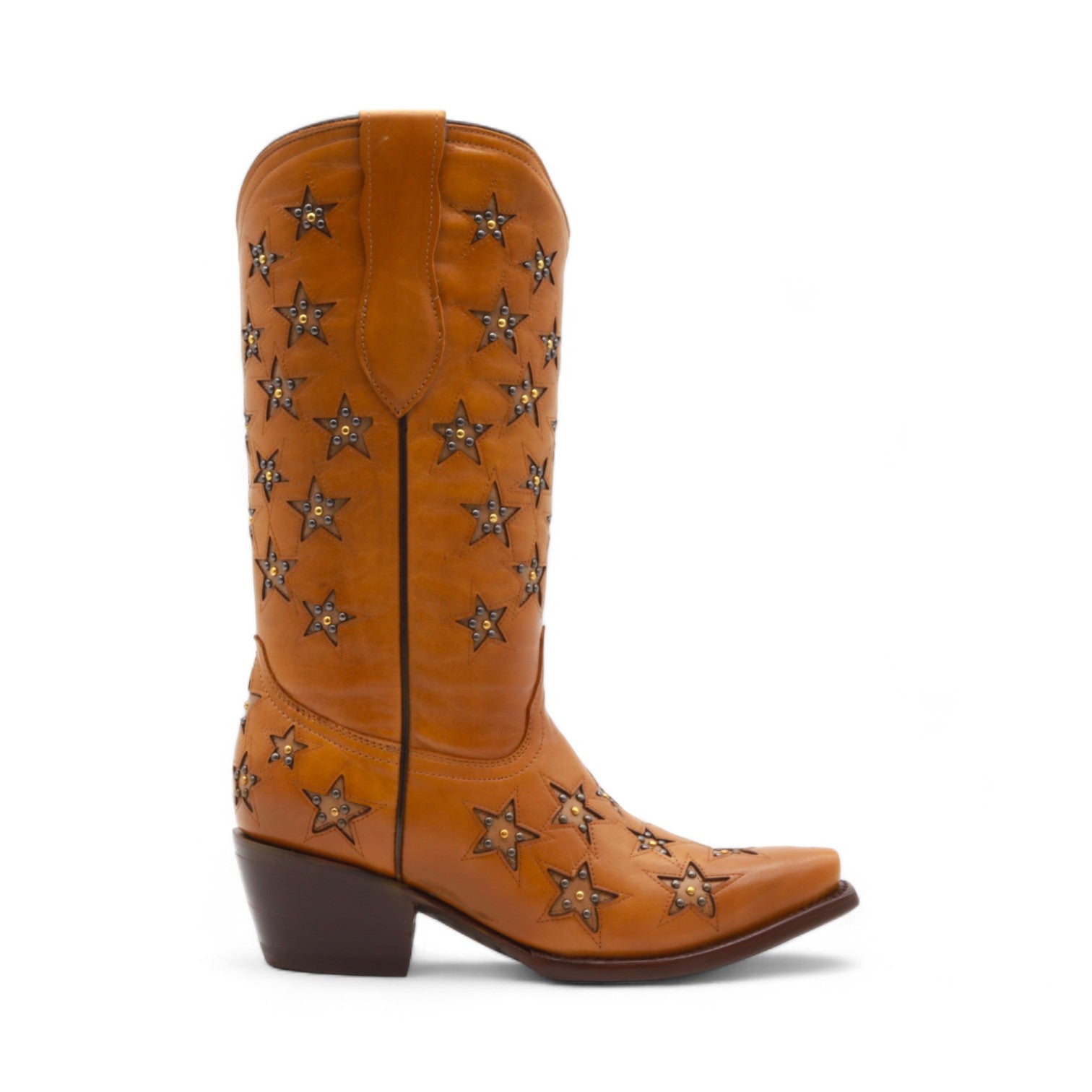 Kaila Women's Camel Leather Boots