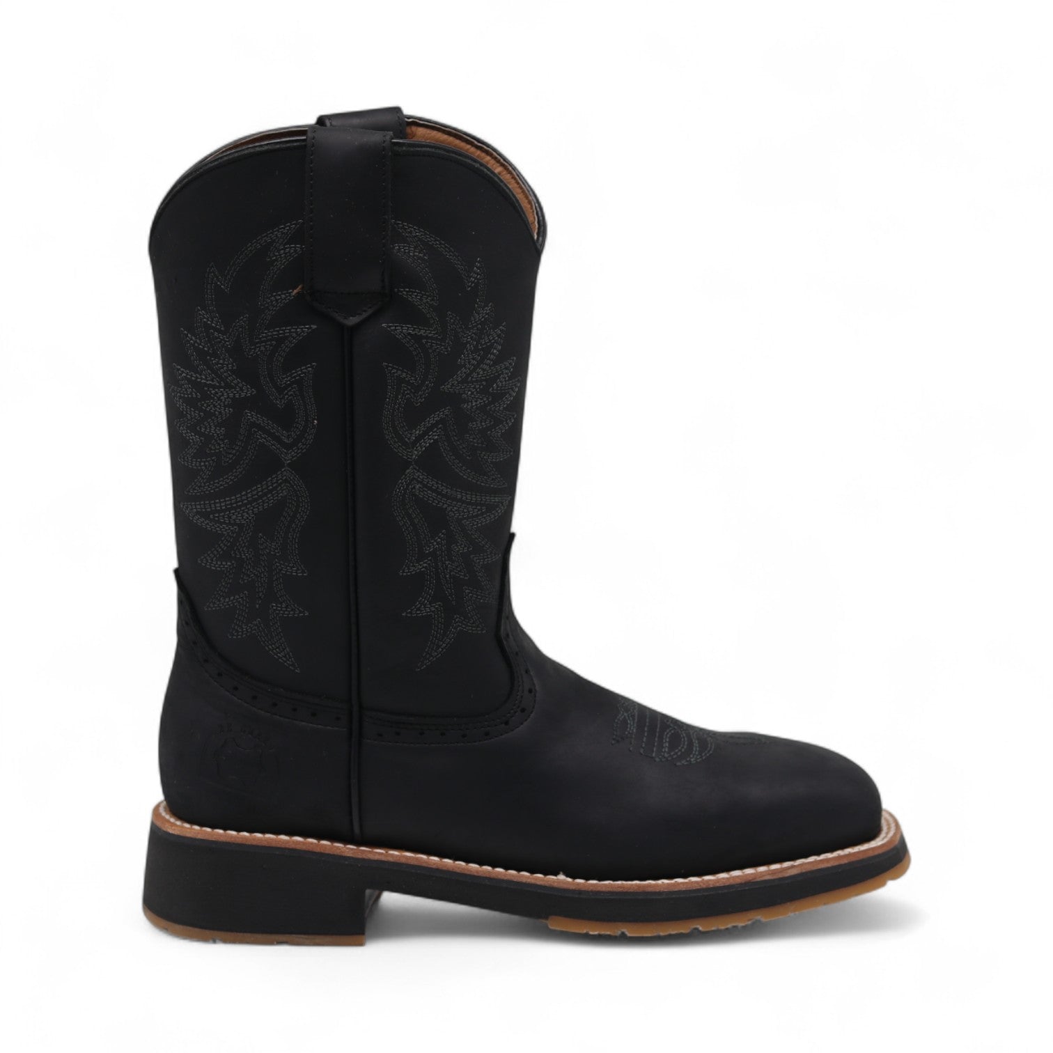 Mack Men's Black Leather Steel Toe Boots