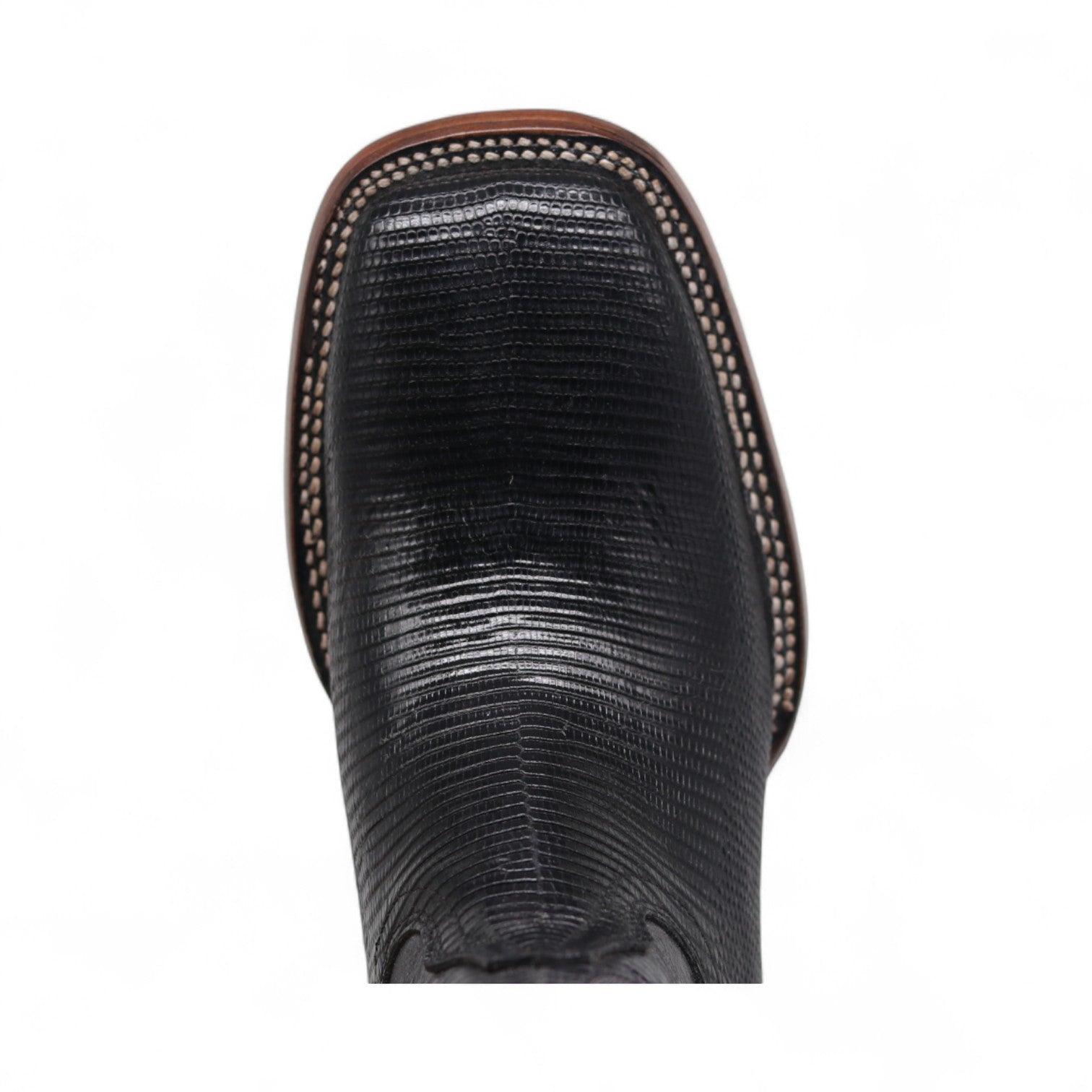 Malik Men's Black Lizard Exotic Leather Boots