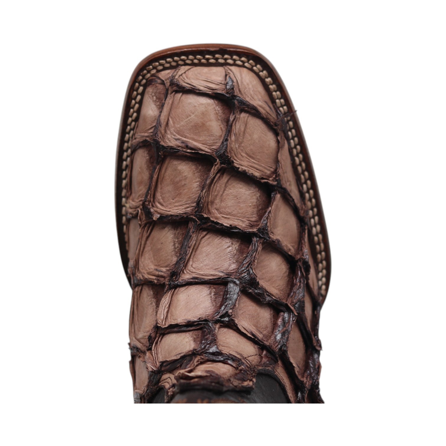 Orson Men's Brown Pirarucu Exotic Leather Boots