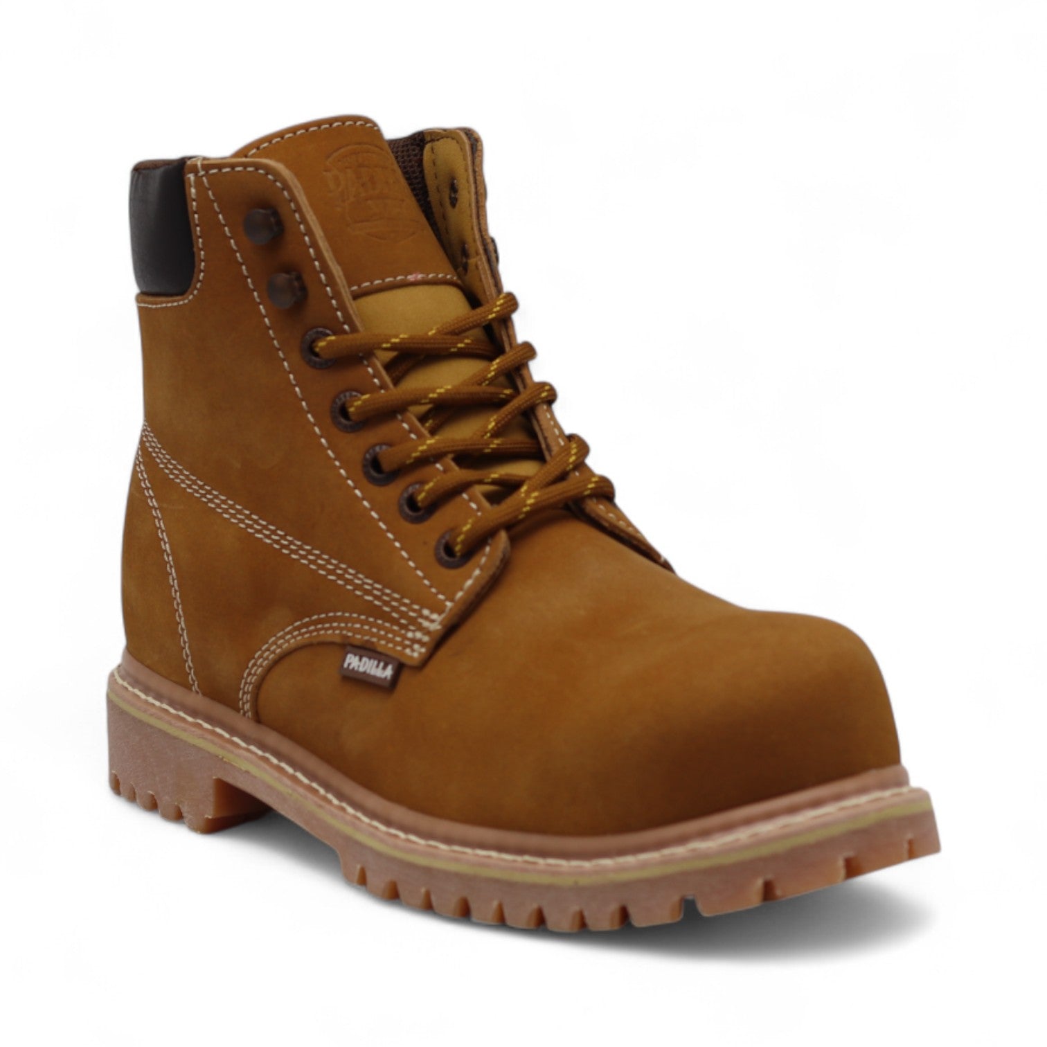 Timber Unisex Camel Leather Composite Safety Toe Short Boots