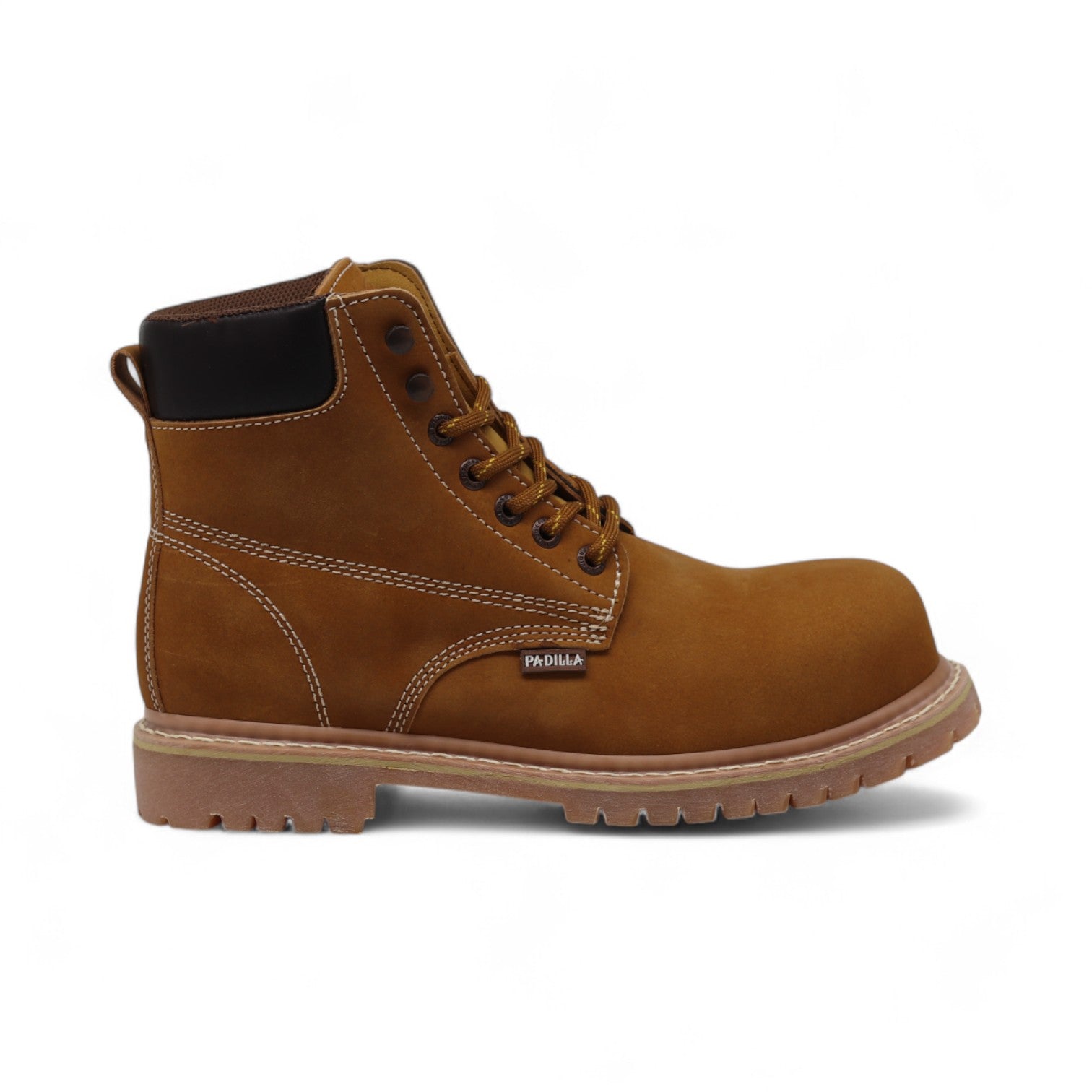 Timber Unisex Camel Leather Composite Safety Toe Short Boots