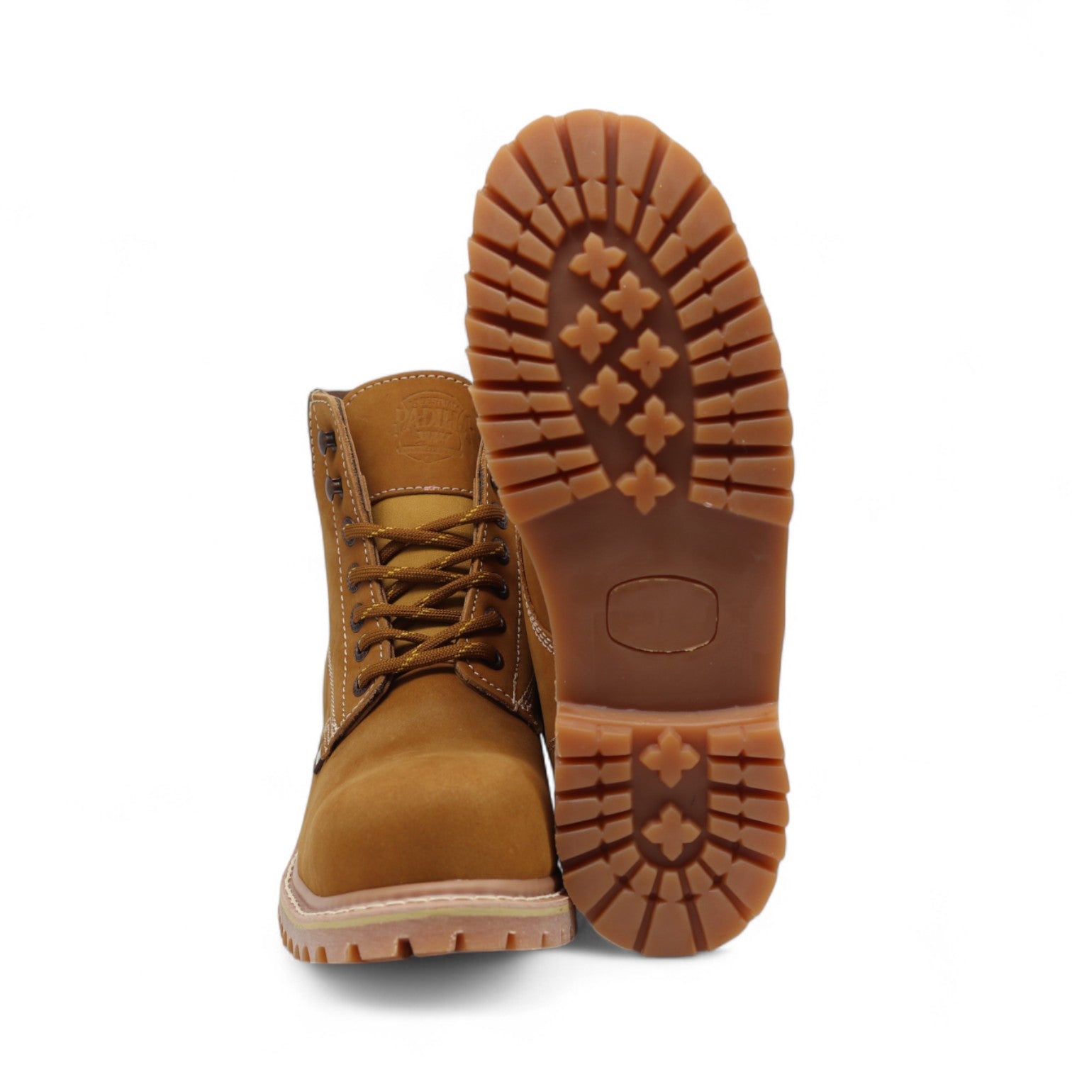 Timber Unisex Camel Leather Composite Safety Toe Short Boots