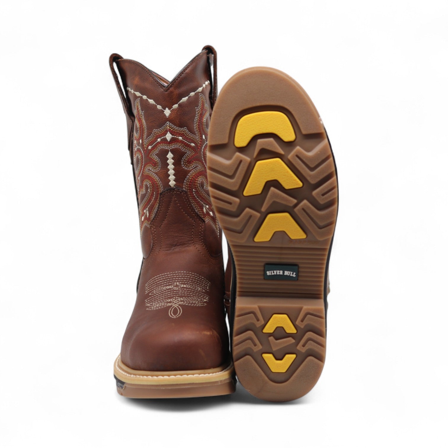 Waco Men's Brown Leather Steel Toe Boots