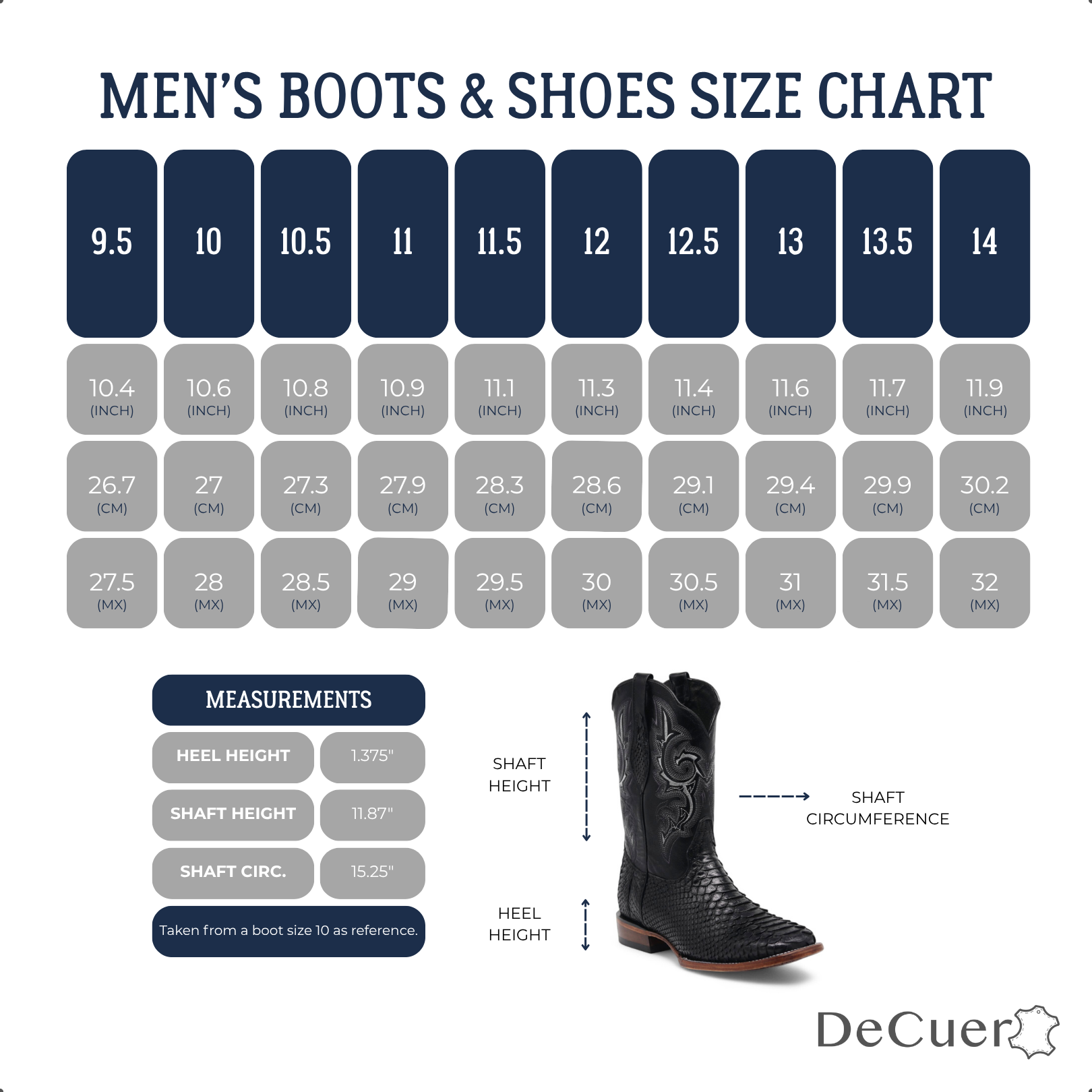 Rocco Men's Black Python Exotic Leather Boots